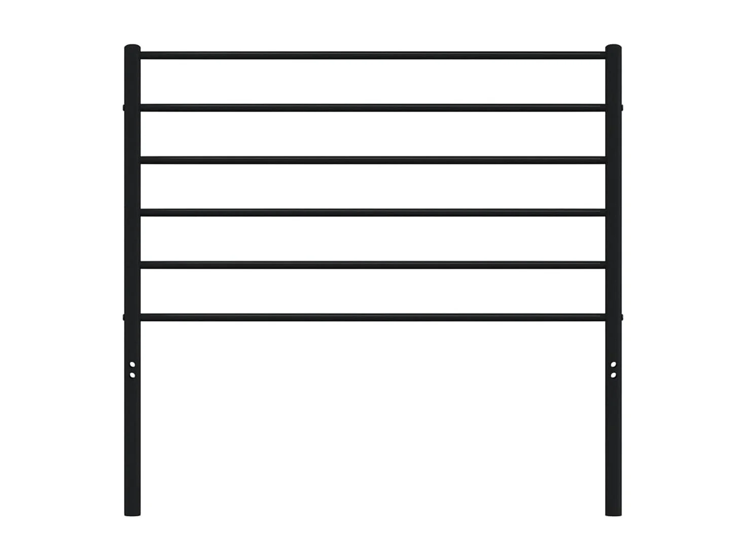 Tête de Lit | Panneau de tête pour lit Moderne métal noir 90 cm