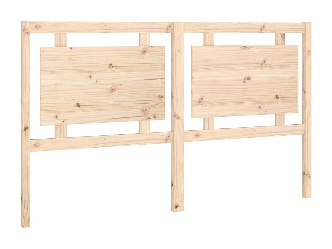 Cabecero de Cama | Cabezal de cama | Mueble de cabecero madera maciza de pino 165,5x4x100 cm