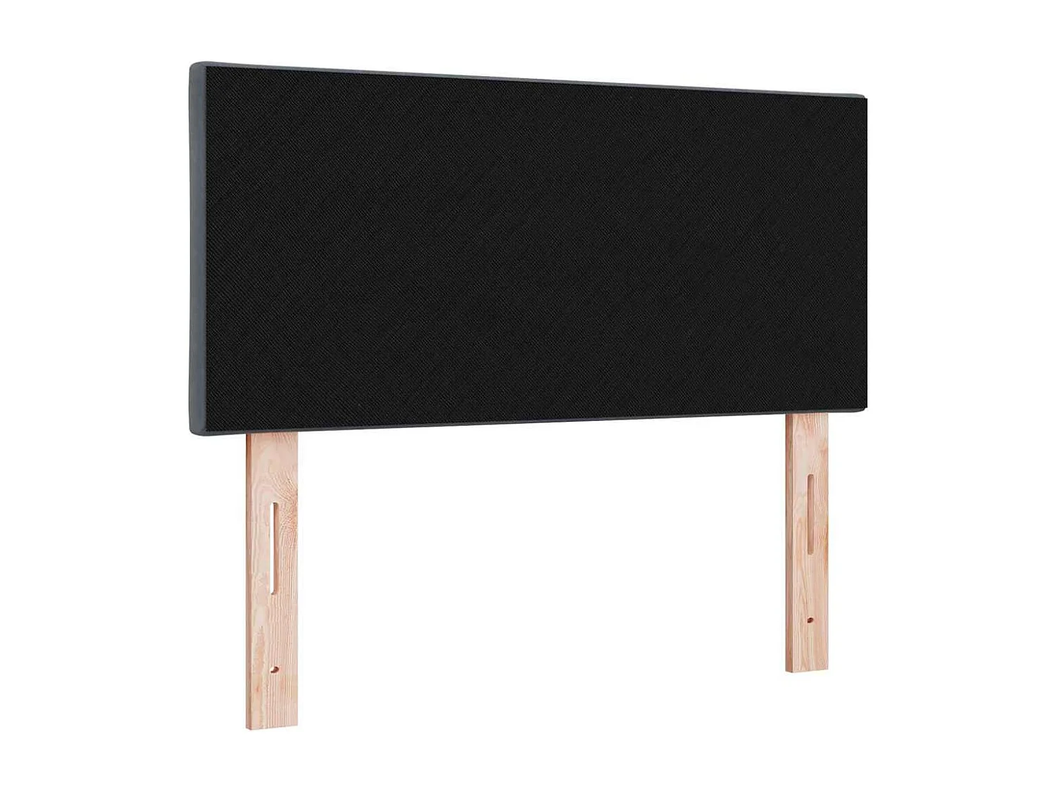 Tête de lit Montage mural | Panneau de tête pour lit Moderne  Géométrique Gris foncé 100 cm Velours