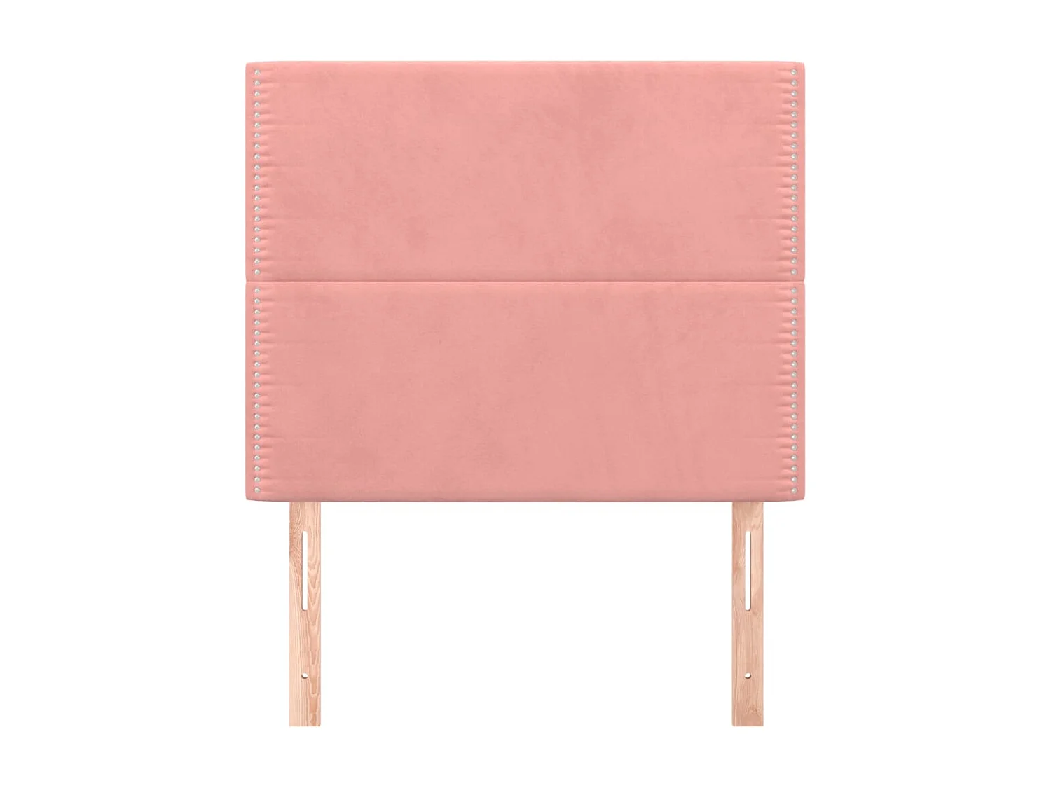 Têtes de lit | Panneaux de tête pour lit Moderne 2 pcs Rose 100x5x78/88 cm Velours