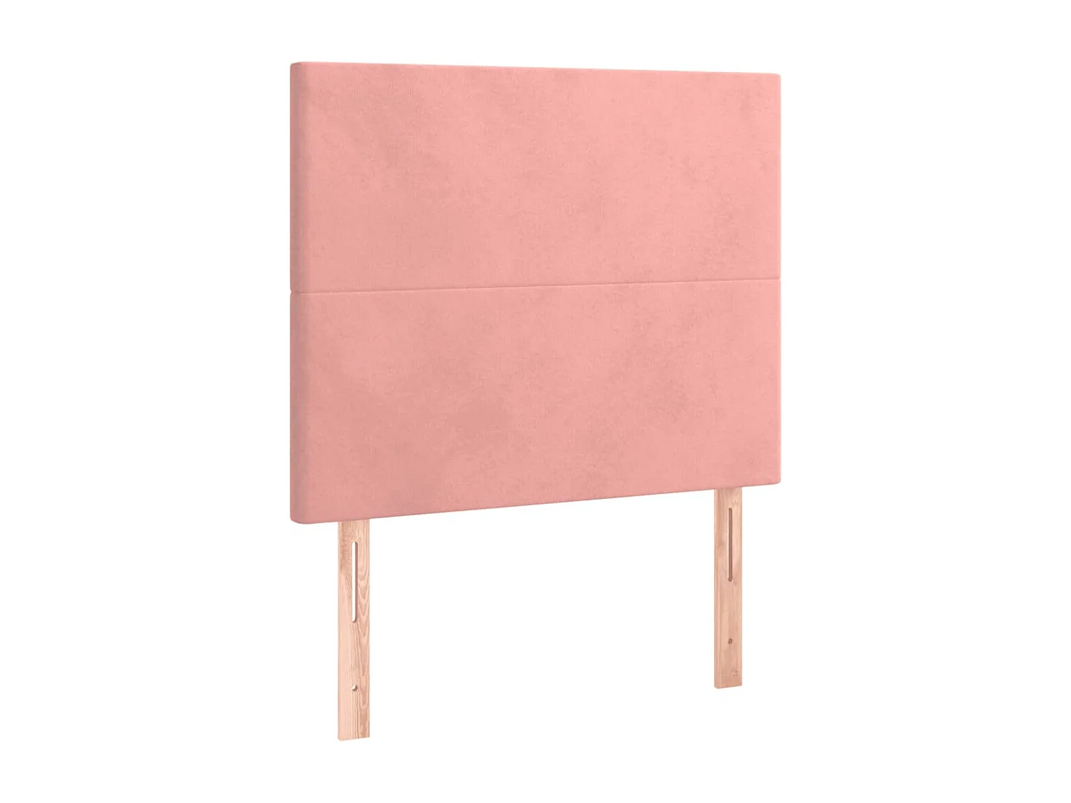 Hoofdbord | Hoofdeinde LED 90x5x118/128 cm fluweel roze