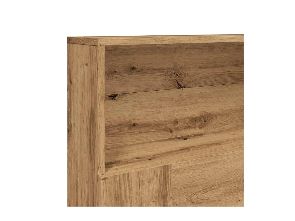 Mueble cabecero | Cabecero | Cabezal de cama armario madera roble artisian 200x19x103,5 cm