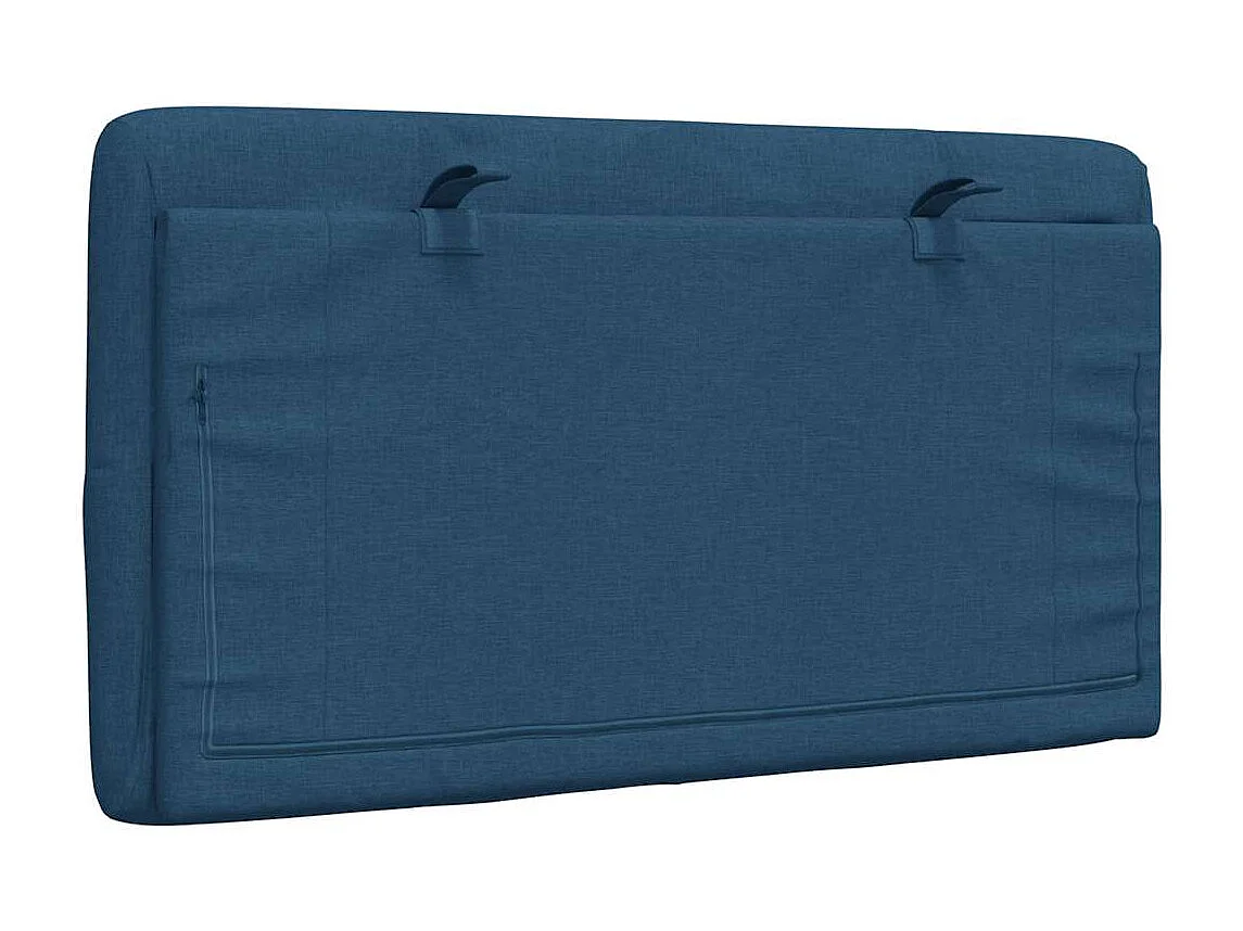 Tête de lit | Coussin de tête de lit | Tête de lit décoratif bleu 80 cm tissu
