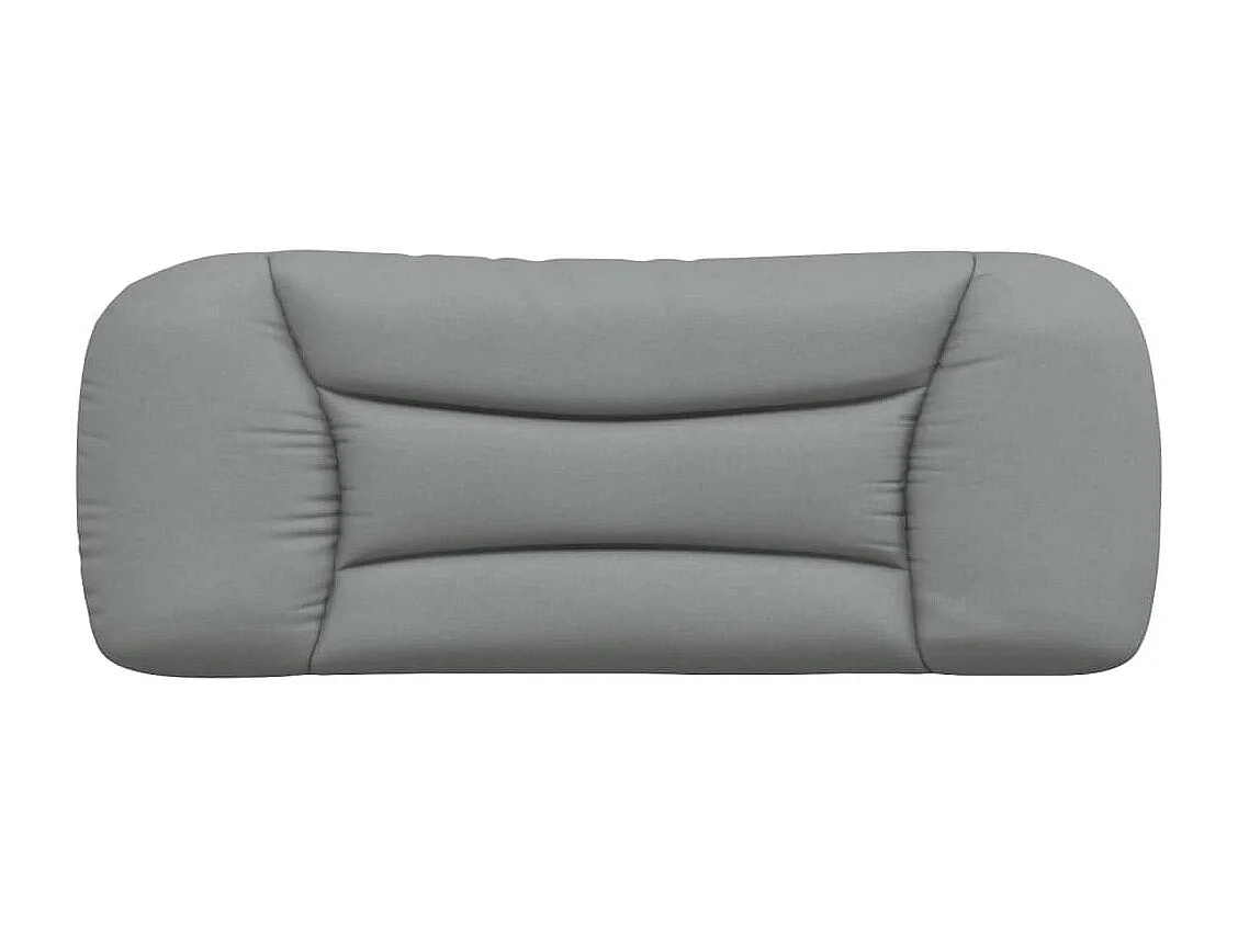 Tête de lit | Coussin de tête de lit | Tête de lit décoratif gris clair 100 cm tissu