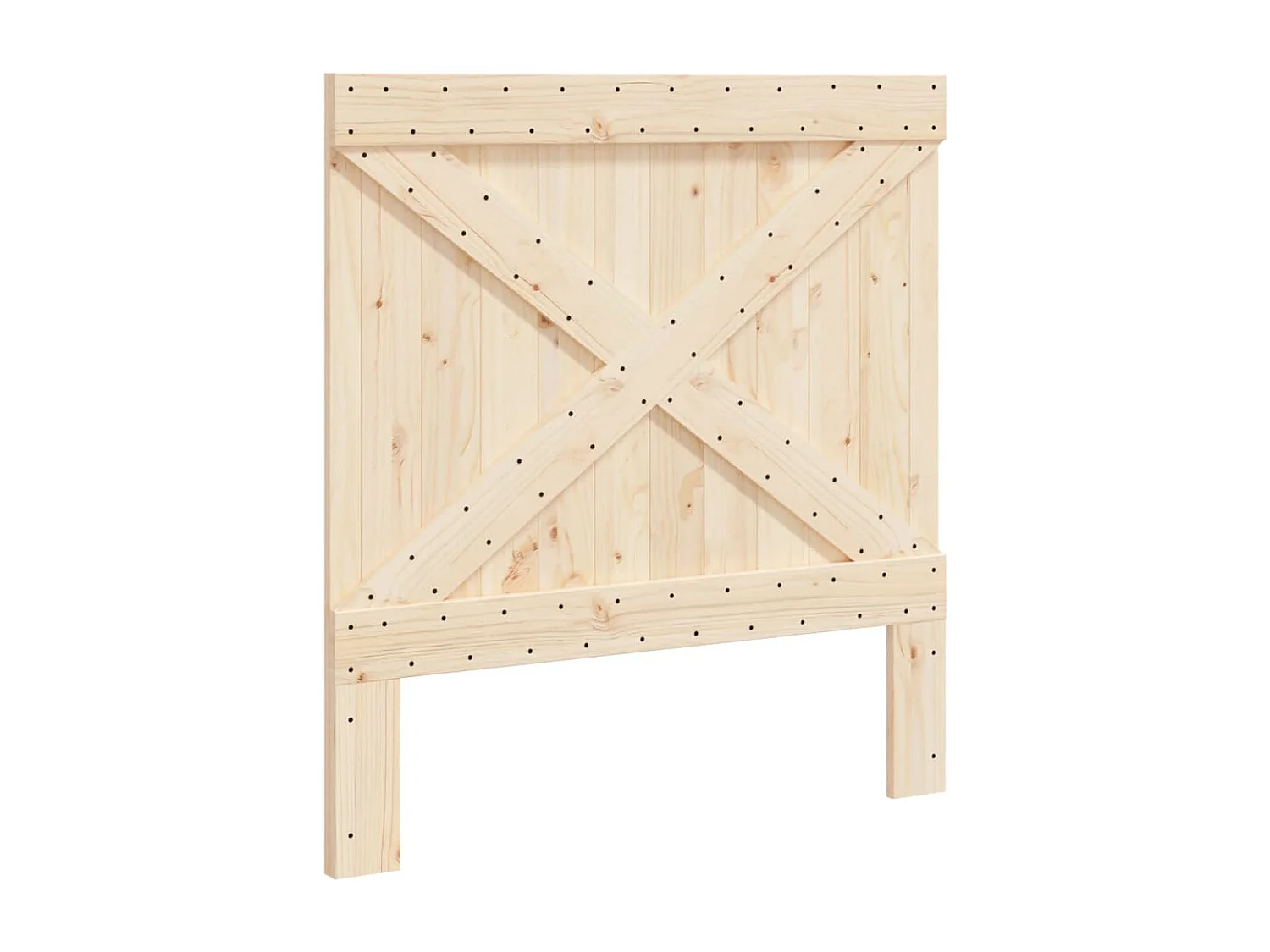 Tête de Lit | Panneau de tête pour lit Moderne 100x104 cm bois massif de pin