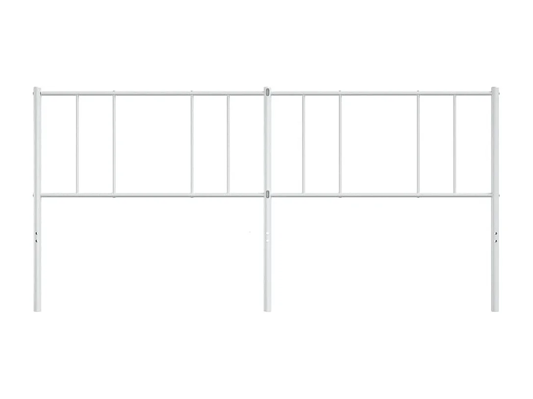 Mueble cabecero | Cabezal de cama | Cabecero de metal blanco 200 cm