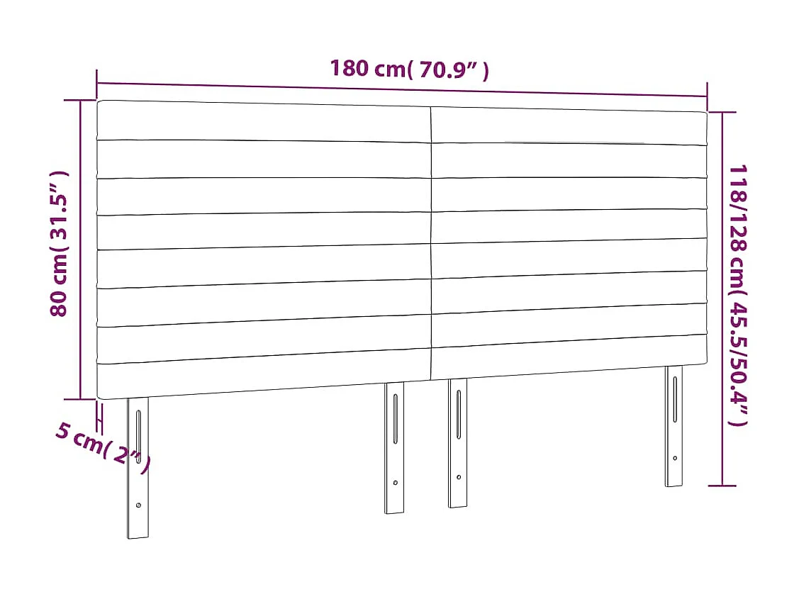 Têtes de lit | Panneaux de tête pour lit Moderne 4 pcs Vert foncé 90x5x78/88 cm Velours