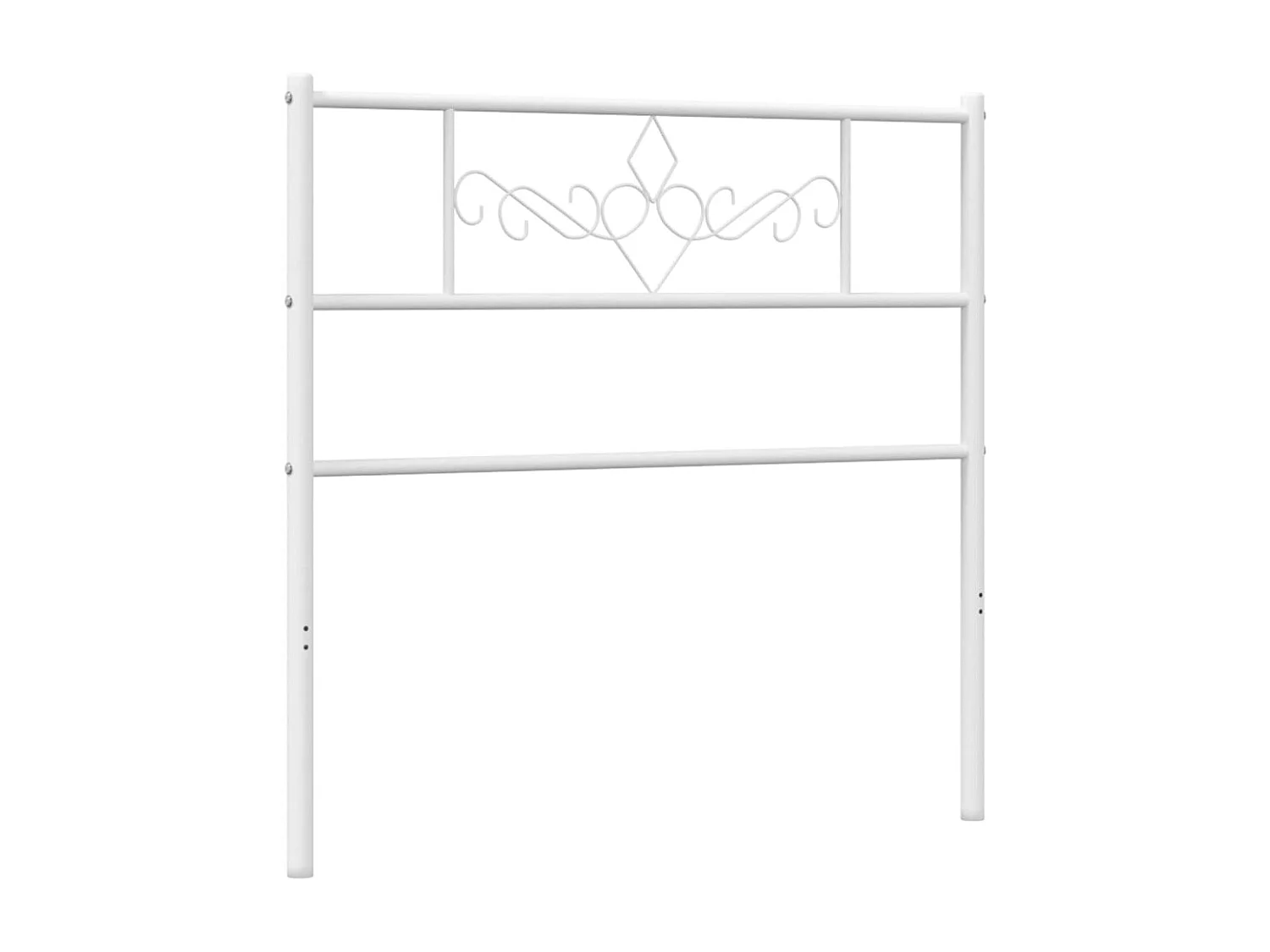 Mueble cabecero | Cabezal de cama | Cabecero de metal blanco 100 cm