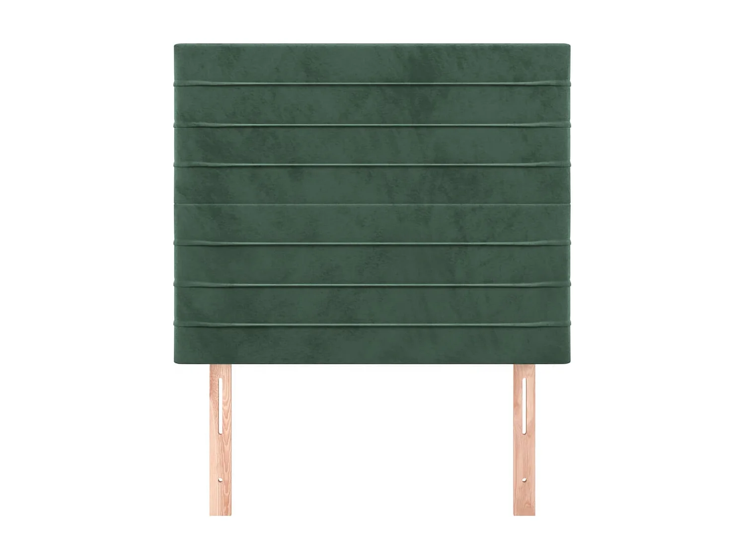 Têtes de lit | Panneaux de tête pour lit Moderne 2 pcs Vert foncé 100x5x78/88 cm Velours