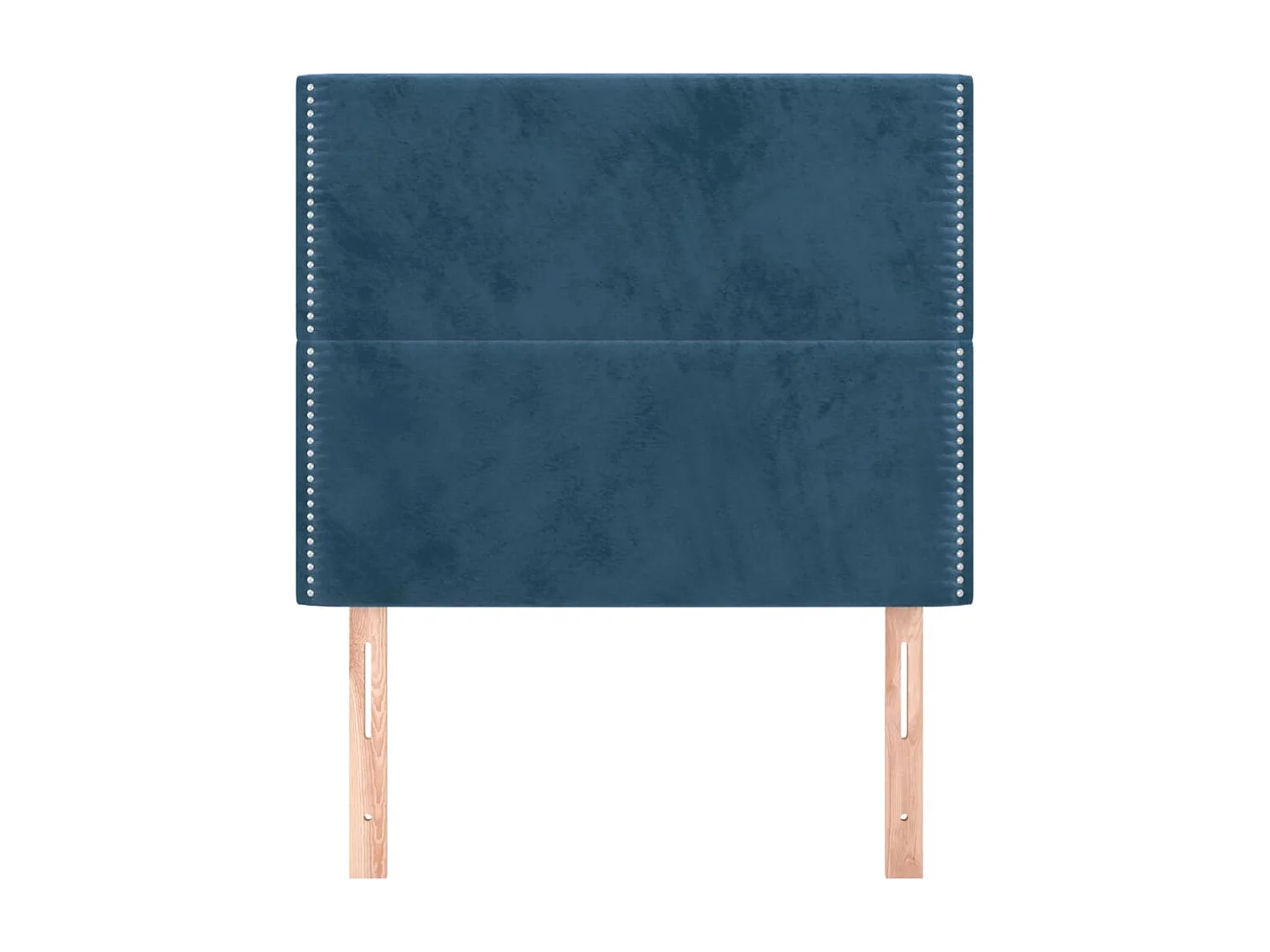 Têtes de lit | Panneaux de tête pour lit Moderne 2 pcs Bleu foncé 90x5x78/88 cm Velours