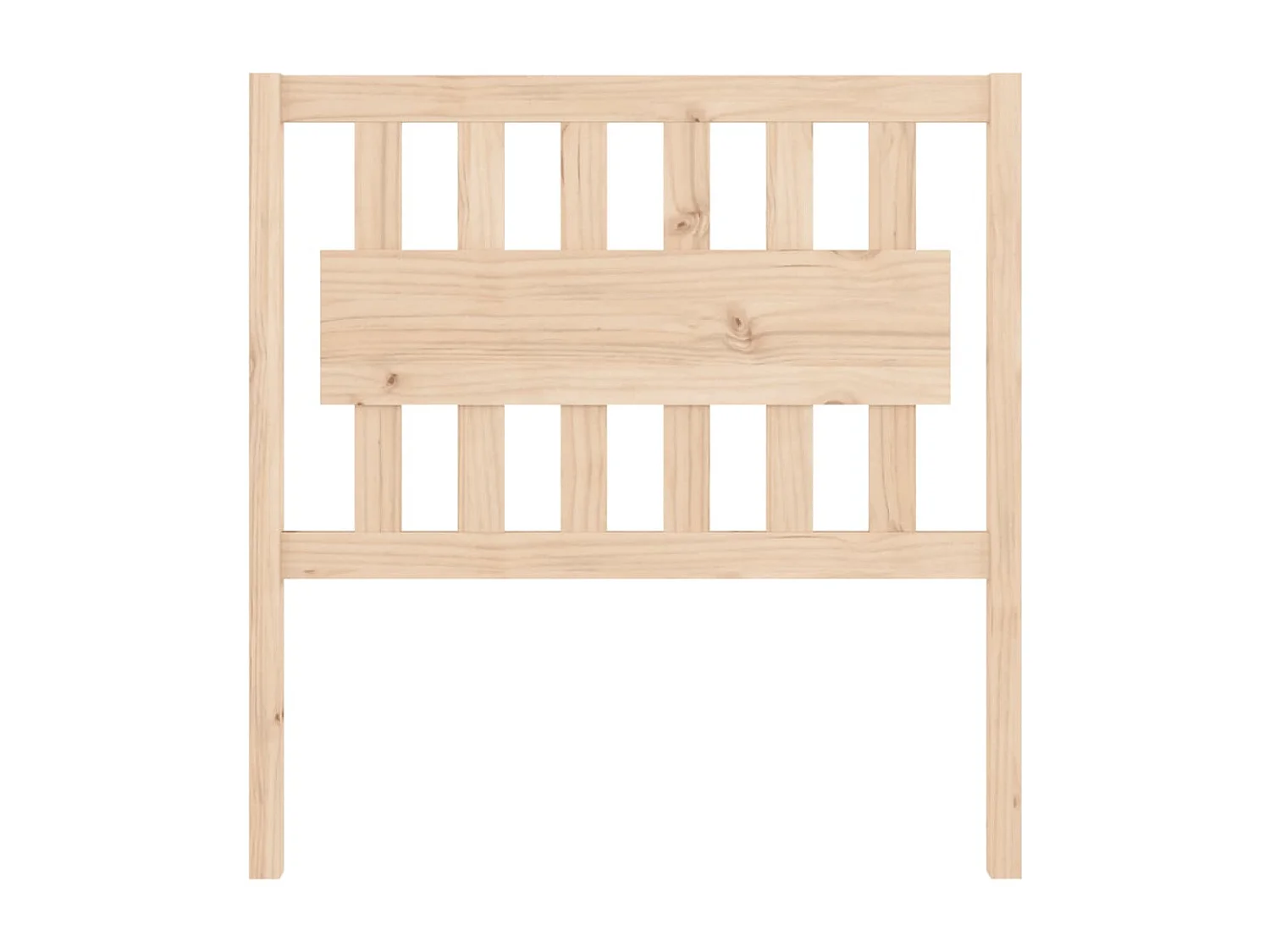 Cabecero de Cama | Cabezal de cama | Mueble de cabecero madera maciza de pino 95,5x4x100 cm