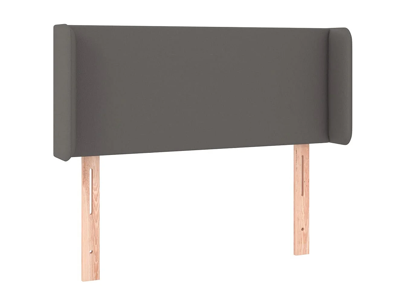 Hoofdbord | Hoofdeinde LED 93x16x78/88 cm kunstleer grijs