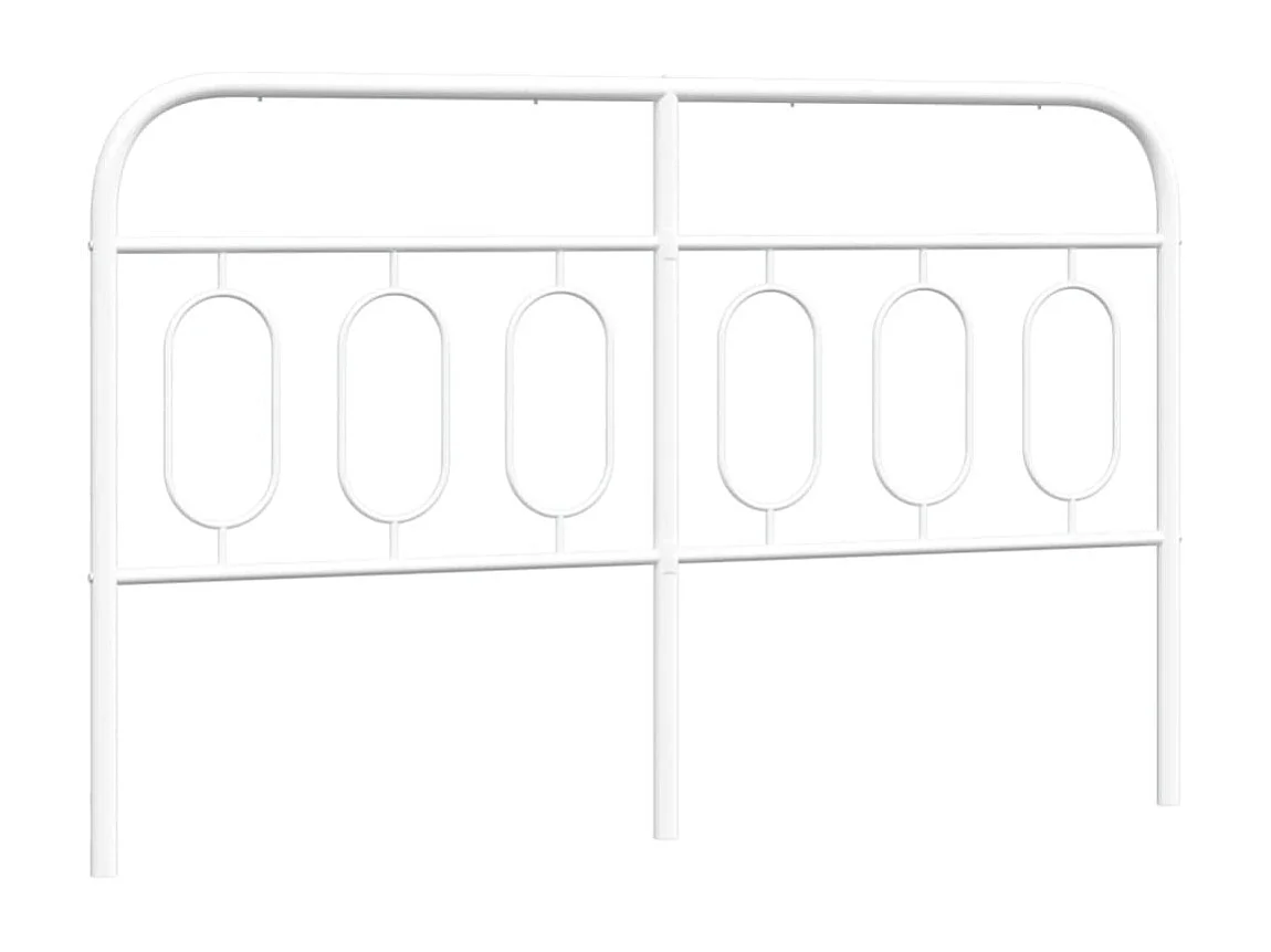 Mueble cabecero | Cabezal de cama | Cabecero de metal blanco 140 cm