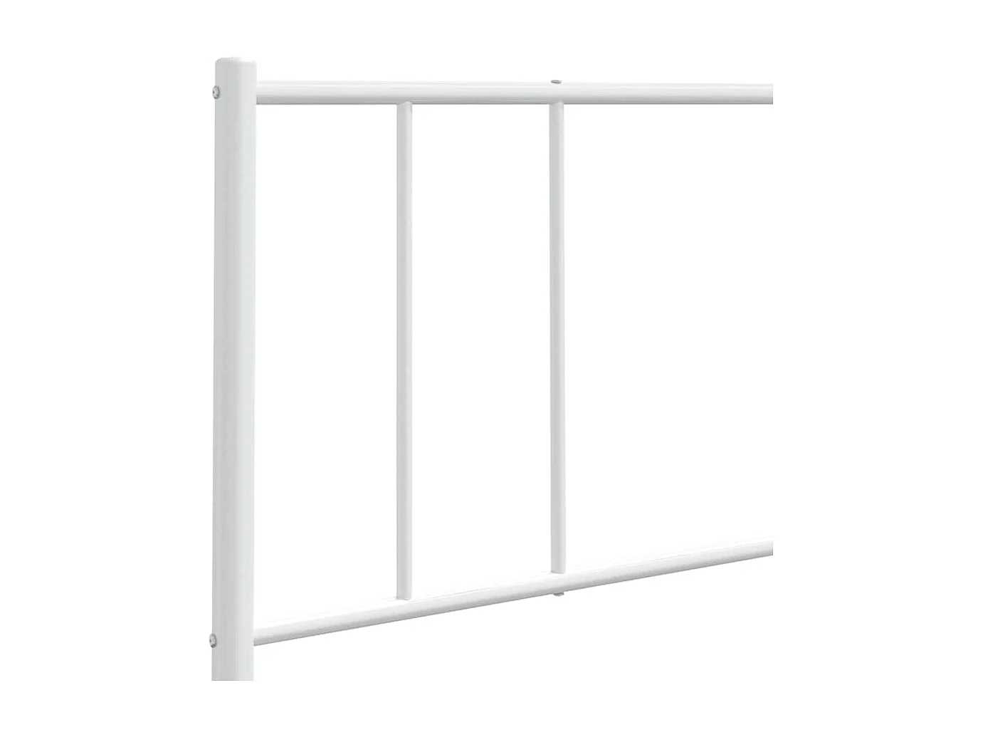 Mueble cabecero | Cabezal de cama | Cabecero de metal blanco 180 cm
