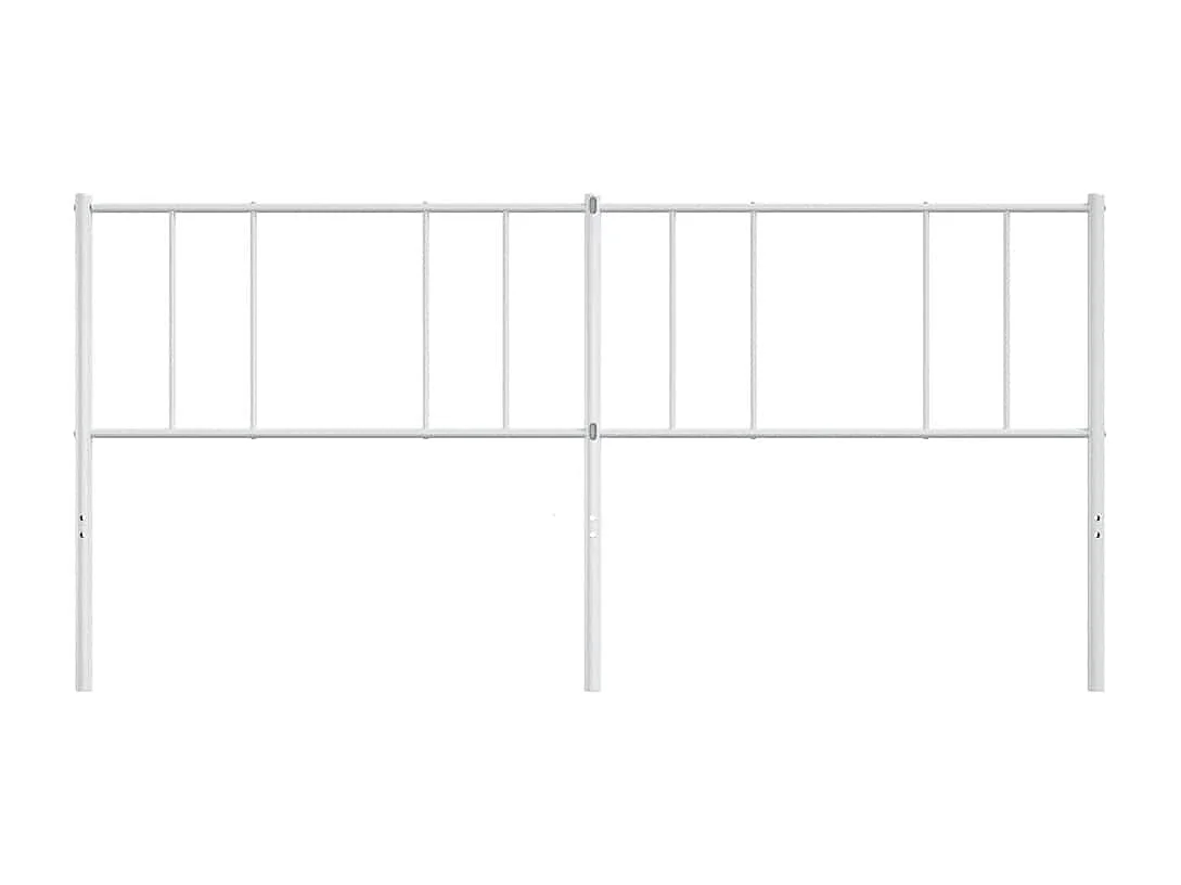 Tête de Lit | Panneau de tête pour lit Moderne métal blanc 180 cm