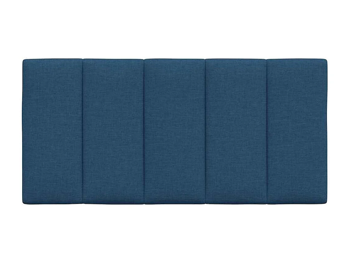 Tête de lit | Coussin de tête de lit | Tête de lit décoratif bleu 100 cm tissu