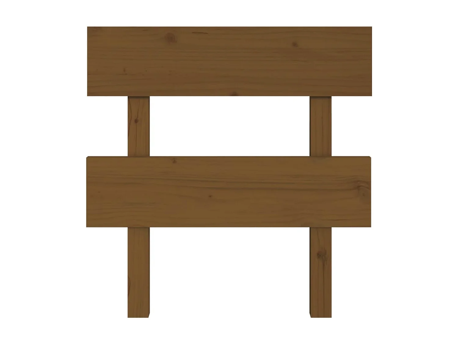 Tête de Lit | Panneau de tête pour lit Moderne Marron miel 93,5x3x81 cm Bois massif de pin