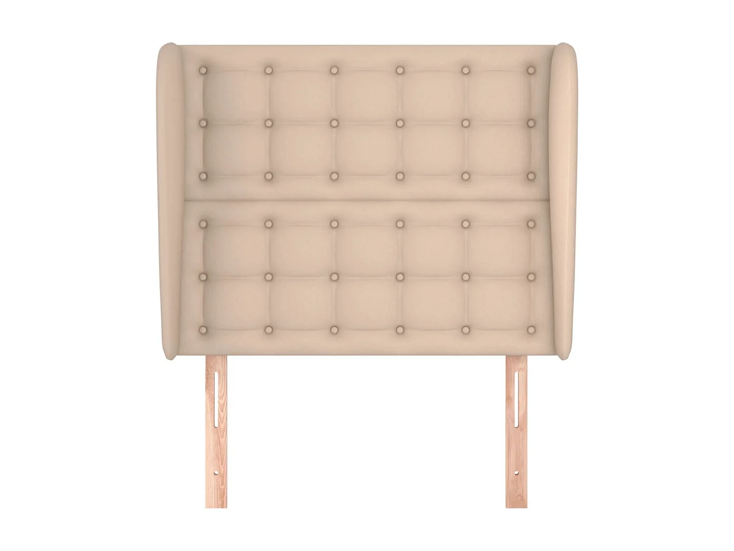 Tête de Lit | Panneau de tête pour lit Moderne avec oreilles Cappuccino 103x23x118/128 cm