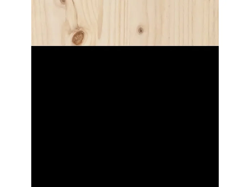 Mueble cabecero | Cabecero | Cabezal de cama madera maciza de pino 75x3x80 cm