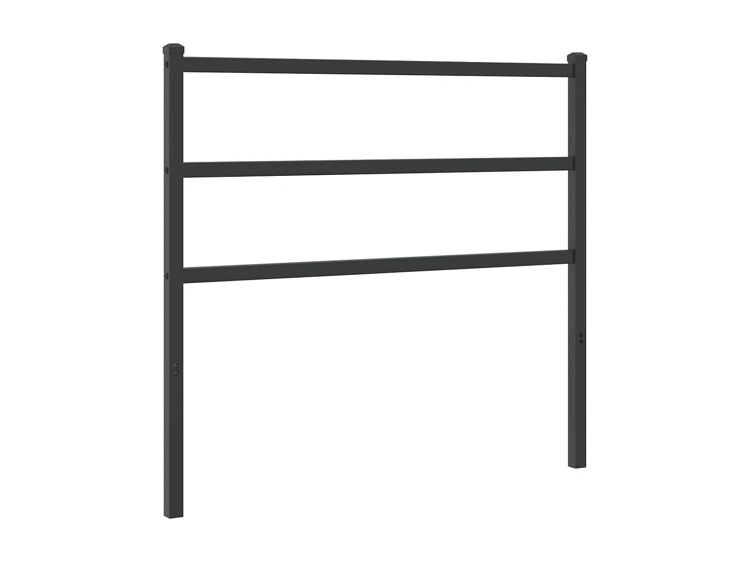 Mueble cabecero | Cabezal de cama | Cabecero de metal negro 100 cm