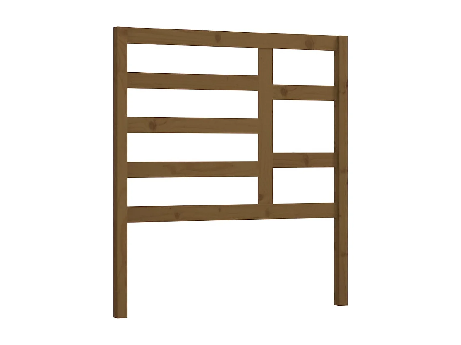 Tête de Lit | Panneau de tête pour lit Moderne Marron miel 81x4x104 cm Bois massif de pin