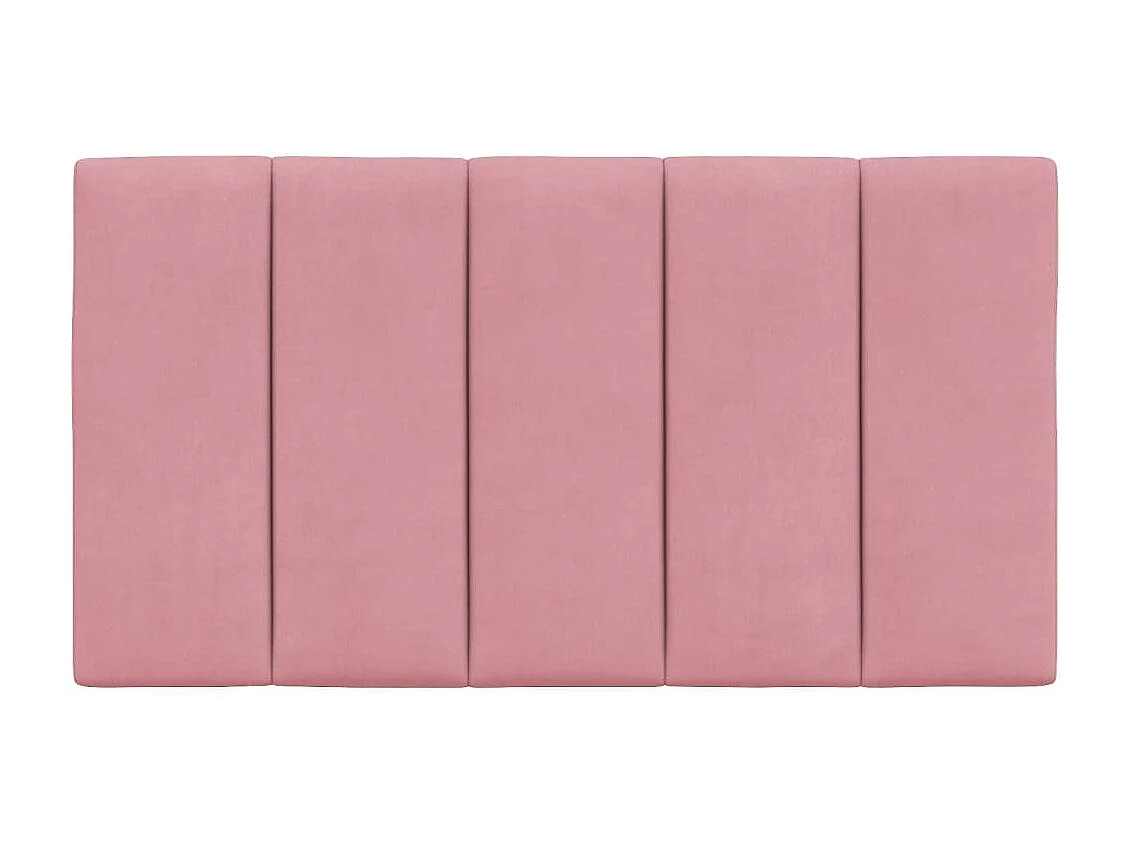 Tête de lit | Coussin de tête de lit | Tête de lit décoratif rose 90 cm velours