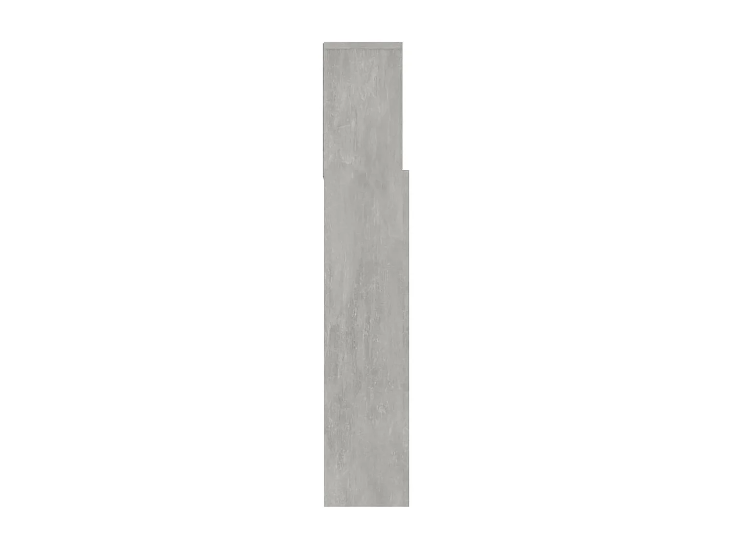 Tête de Lit avec rangement | Armoire de tête de lit Gris béton 120x19x103,5 cm