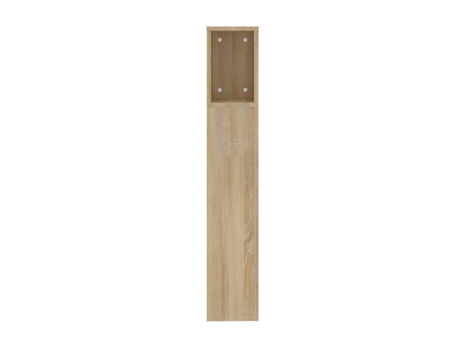 Tête de Lit avec rangement | Armoire de tête de lit chêne sonoma 200x18,5x104,5 cm