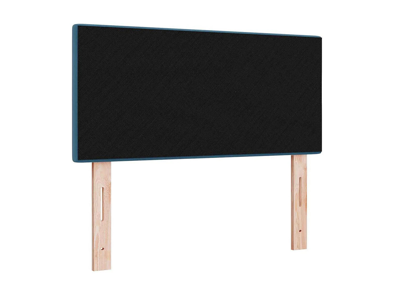 Tête de lit Montage mural | Panneau de tête pour lit Moderne  Bleu foncé 80 cm Velours