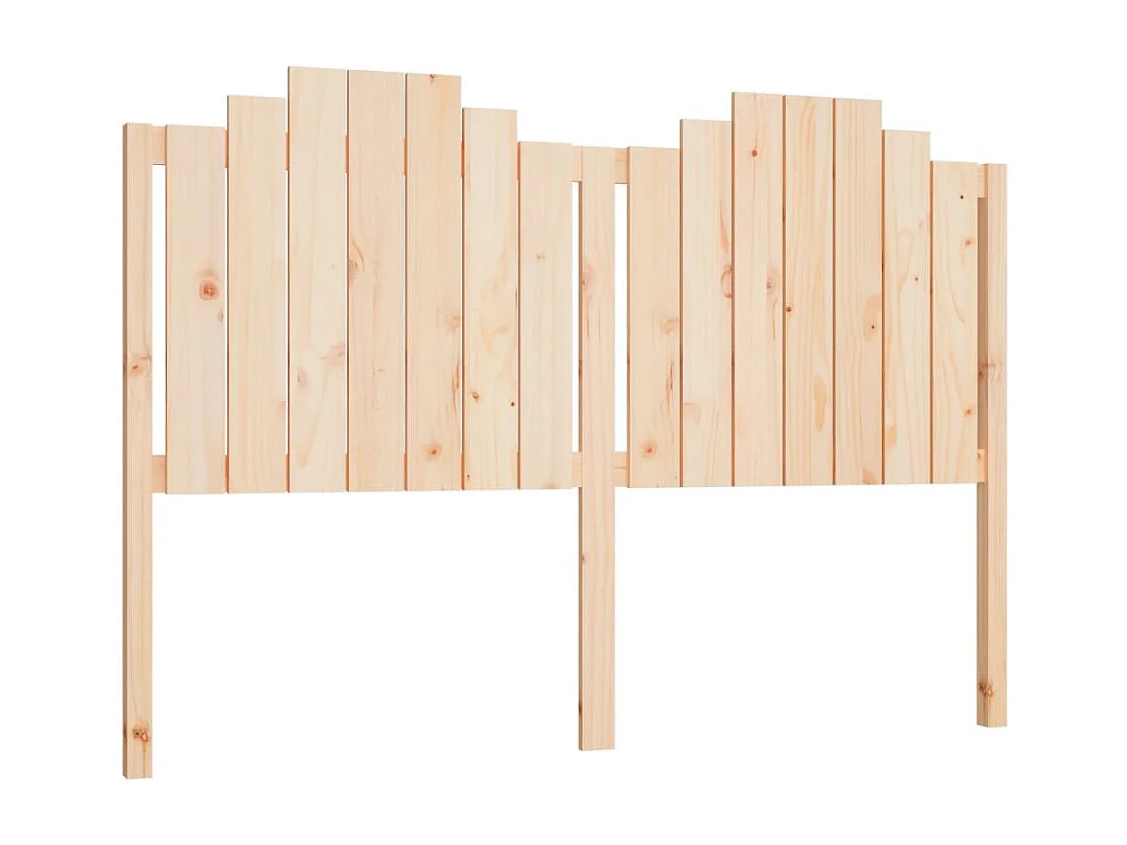 Tête de Lit | Panneau de tête pour lit Moderne 166x4x110 cm Bois massif de pin