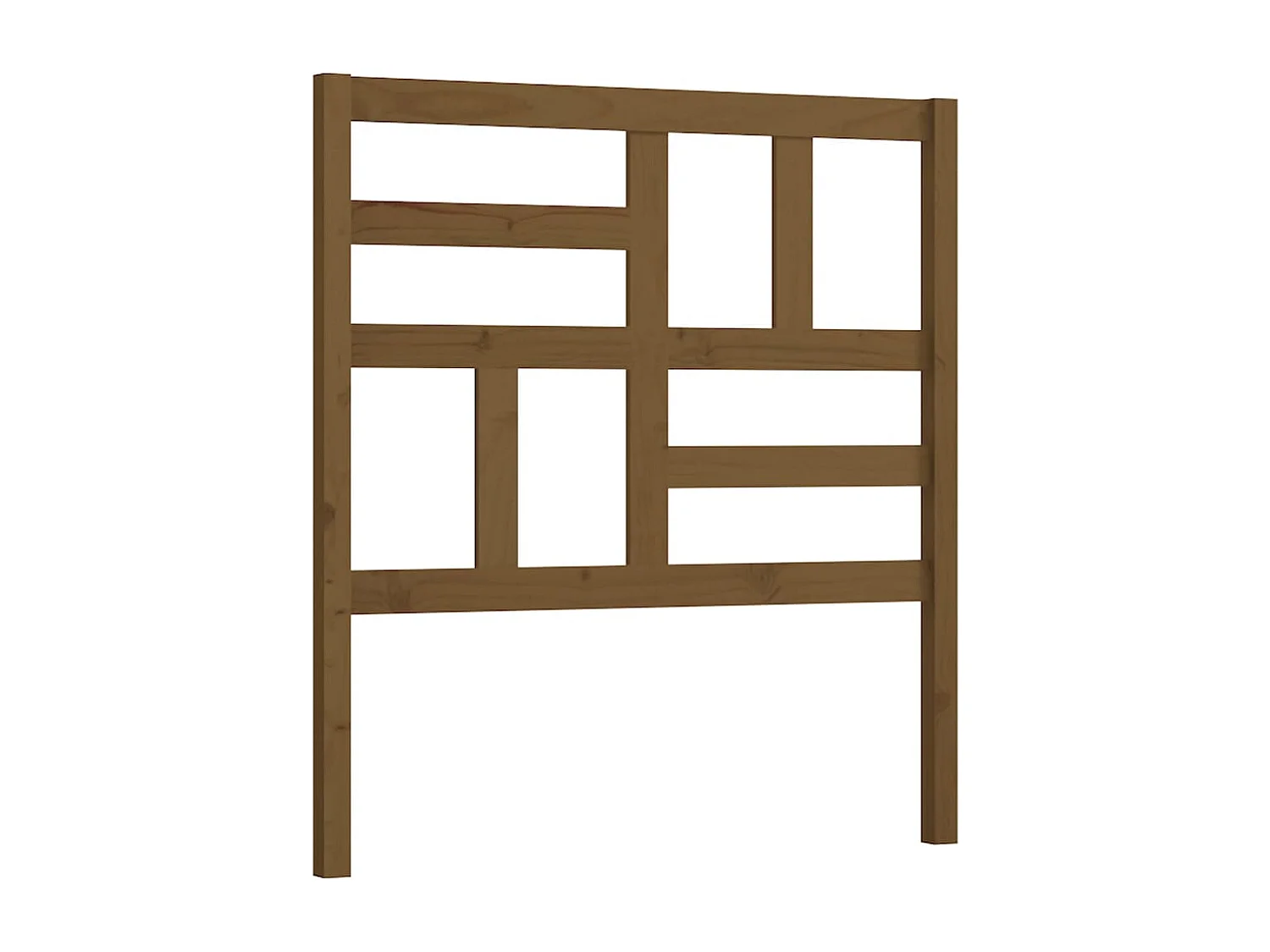 Hoofdbord | Hoofdeinde 106x4x104 cm massief grenenhout honingbruin