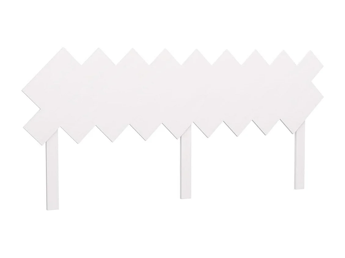 Hoofdbord | Hoofdeinde 178x3x80,5 cm massief grenenhout wit