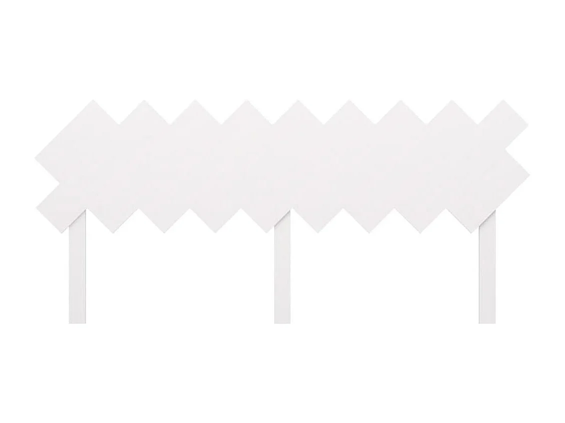 Hoofdbord | Hoofdeinde 178x3x80,5 cm massief grenenhout wit