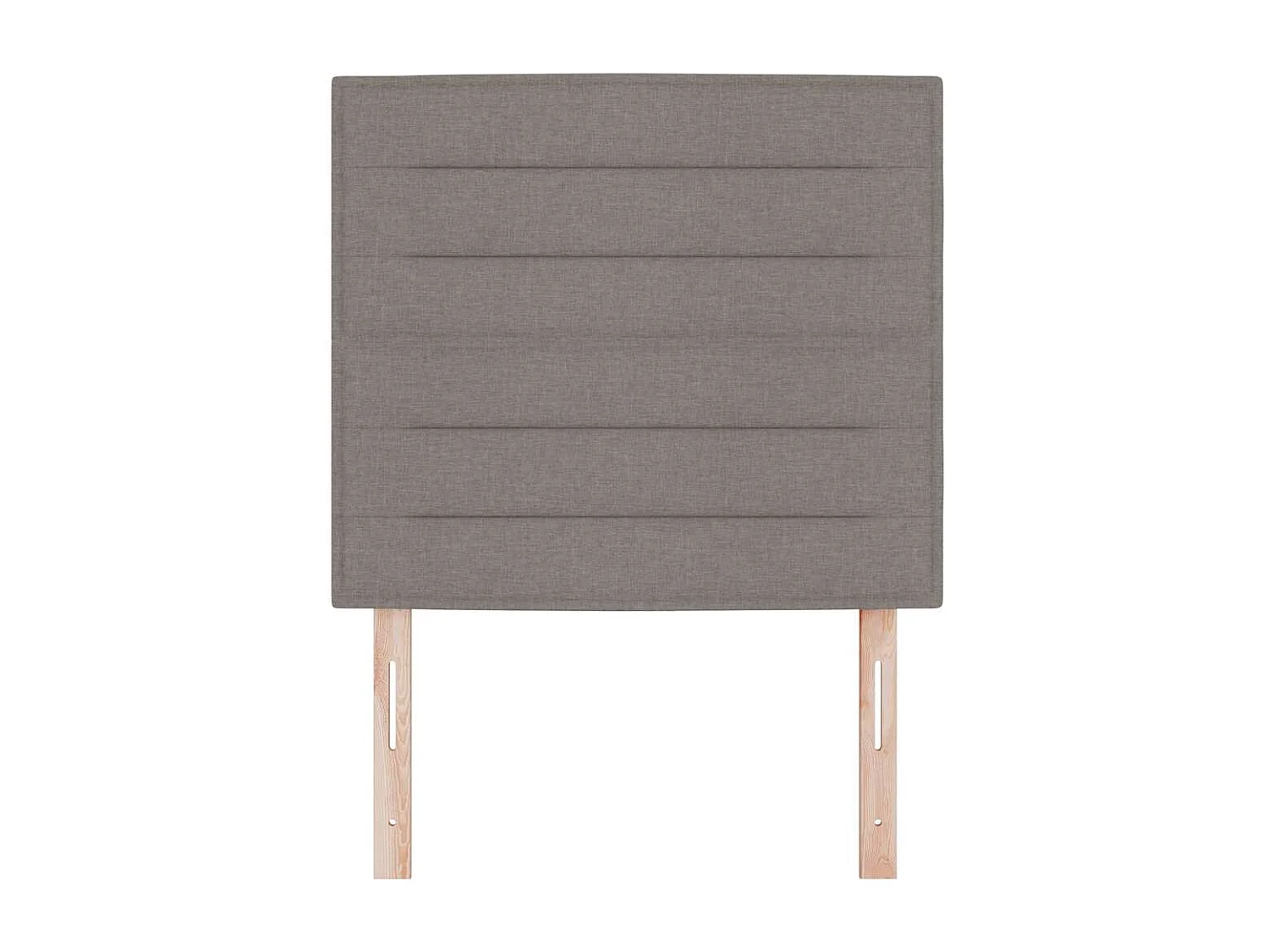 Mueble cabecero | Cabecero | Cabezal de cama LED con luces de tiras LED Manual Taupé 100 cm tela