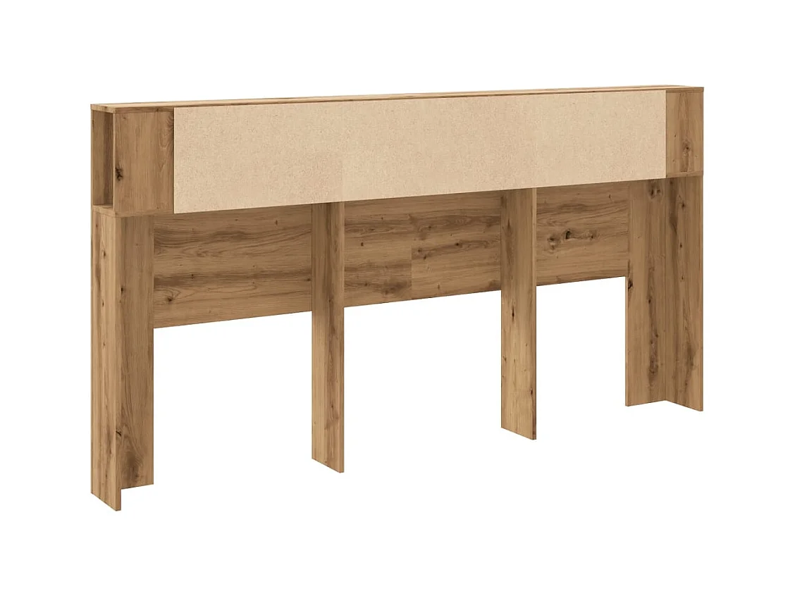 Mueble cabecero | Cabecero | Cabezal de cama armario madera roble artisian 200x18,5x102,5 cm