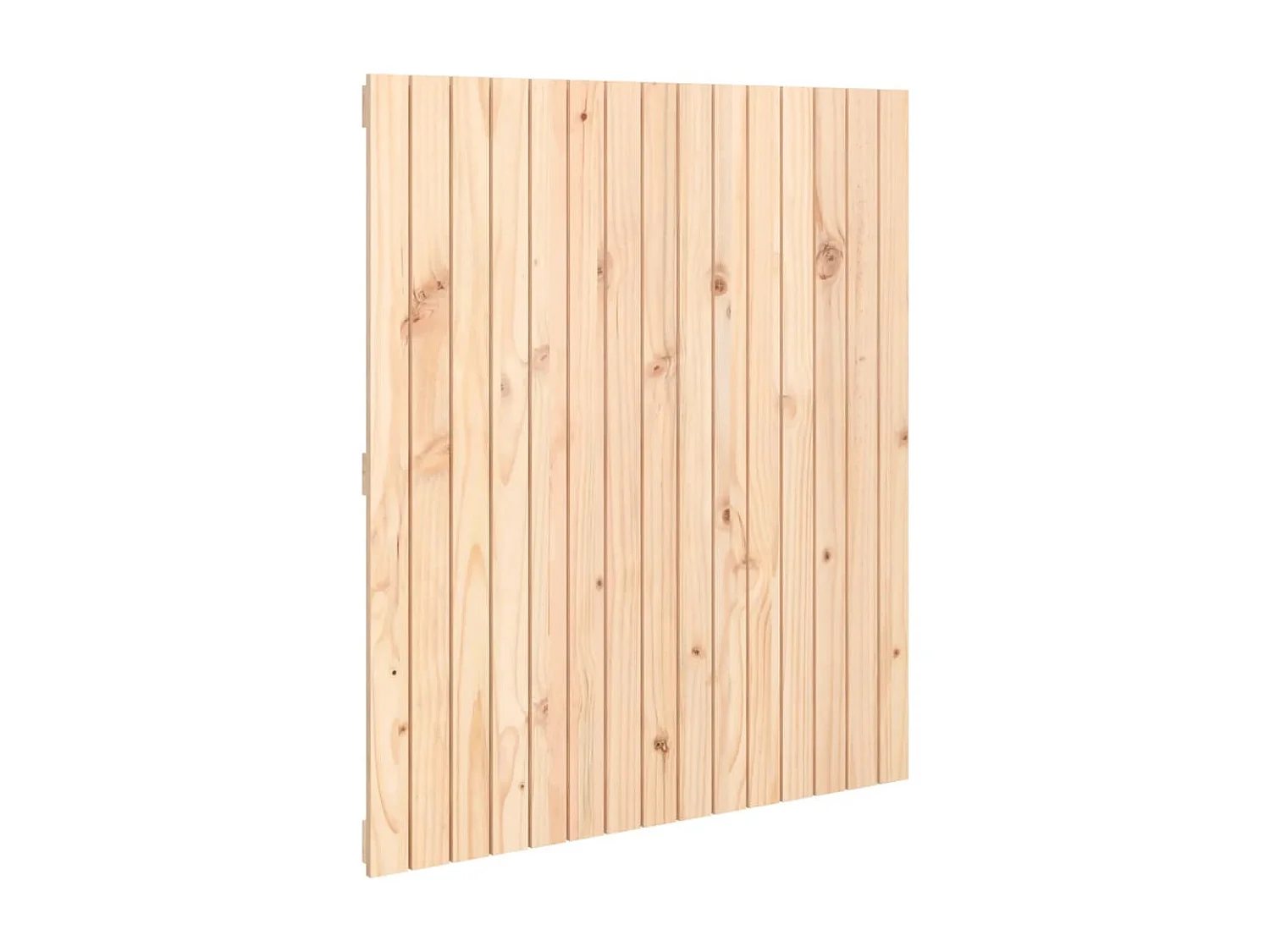 Cabecero de Cama | Cabezal de cama | Mueble de cabecero de pared madera maciza de pino 95,5x3x110 cm