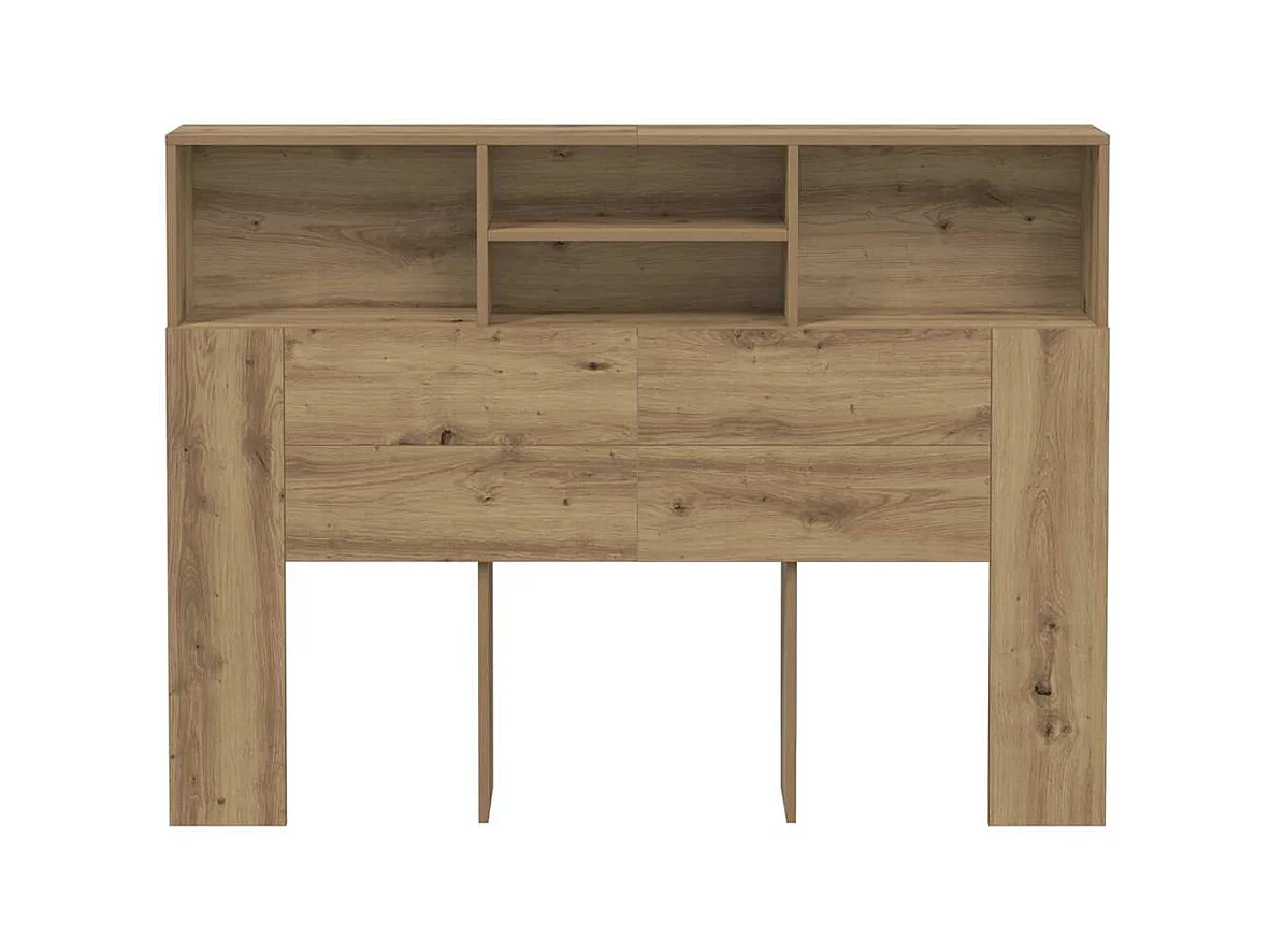 Cabecero de Cama | Cabezal de cama | Mueble de cabecero Artisan Oak 140x19x103,5 cm