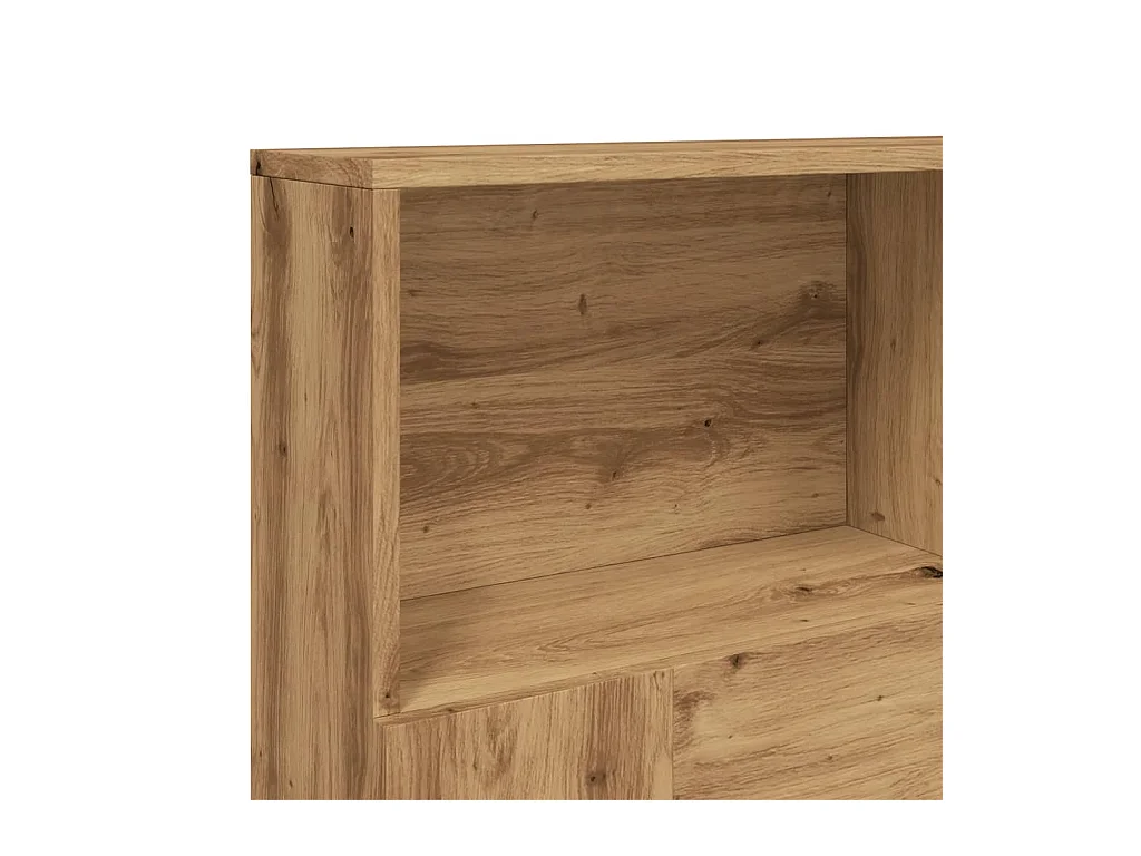 Cabecero de Cama | Cabezal de cama | Mueble de cabecero Artisan Oak 140x19x103,5 cm