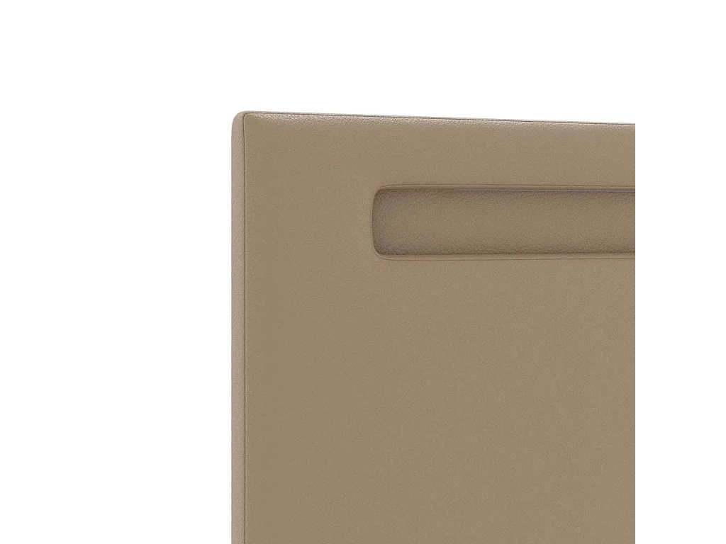Tête de lit Montage mural | Panneau de tête pour lit Moderne  Cappuccino 144 cm PVC