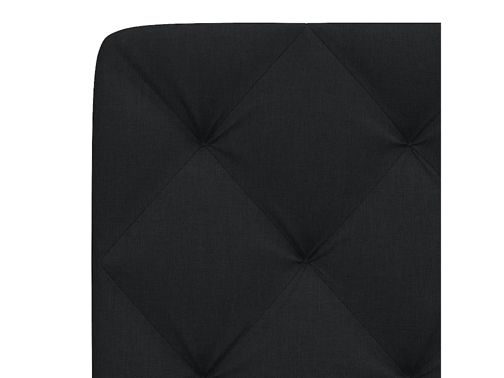 Tête de lit | Coussin de tête de lit | Tête de lit décoratif noir 180 cm tissu