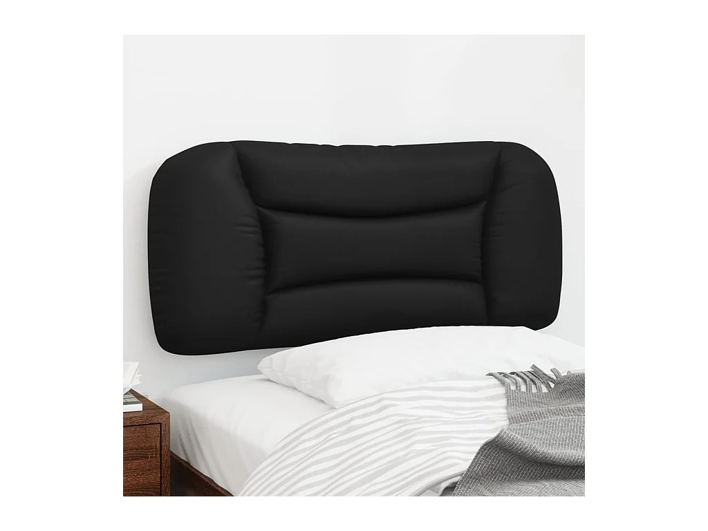 Tête de lit | Coussin de tête de lit | Tête de lit décoratif noir 90 cm similicuir