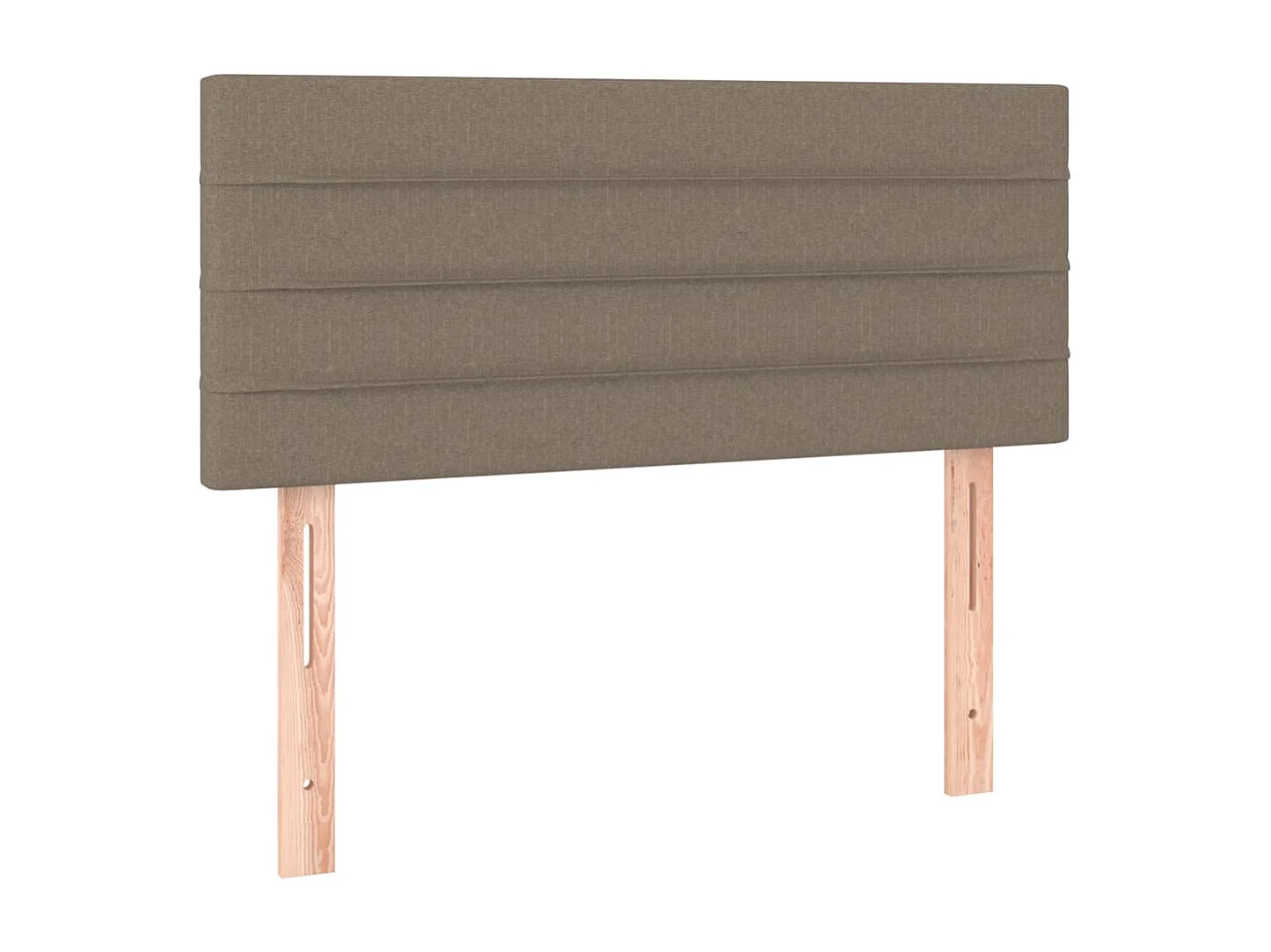 Hoofdbord | Hoofdeinde LED 90x5x78/88 cm stof taupe