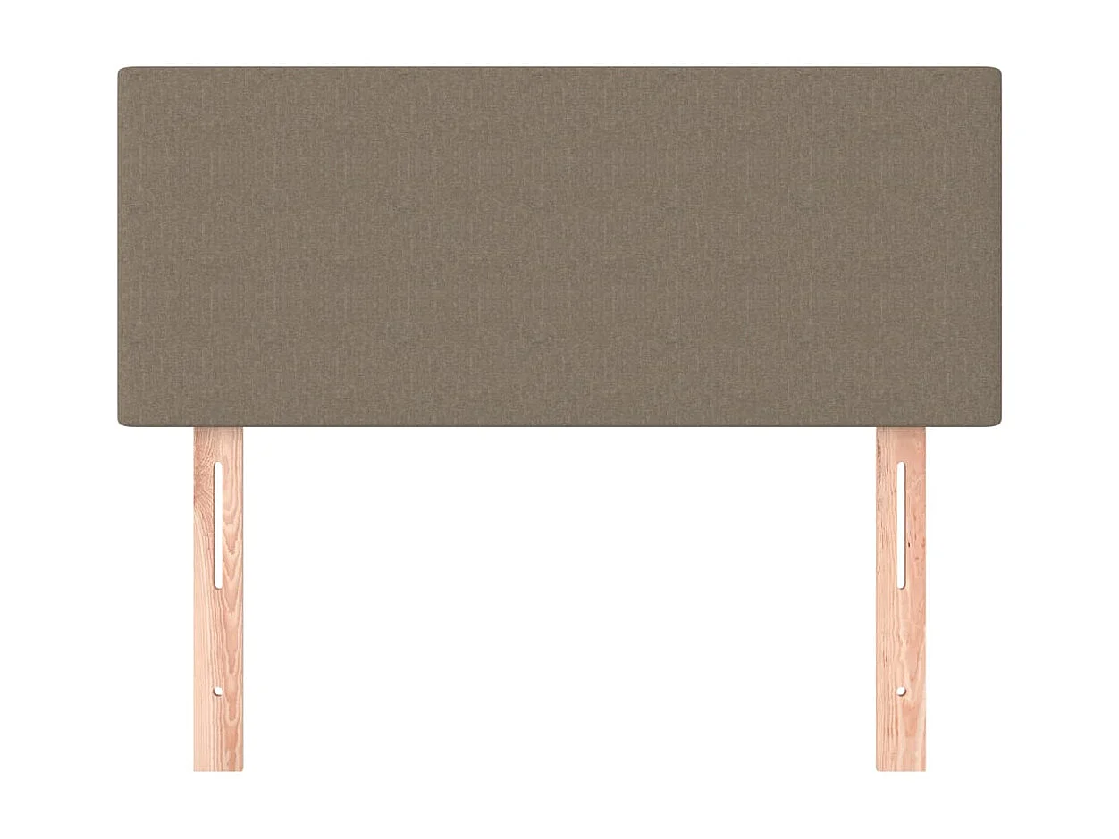 Tête de Lit | Panneau de tête pour lit Moderne Taupe 90x5x78/88 cm Tissu