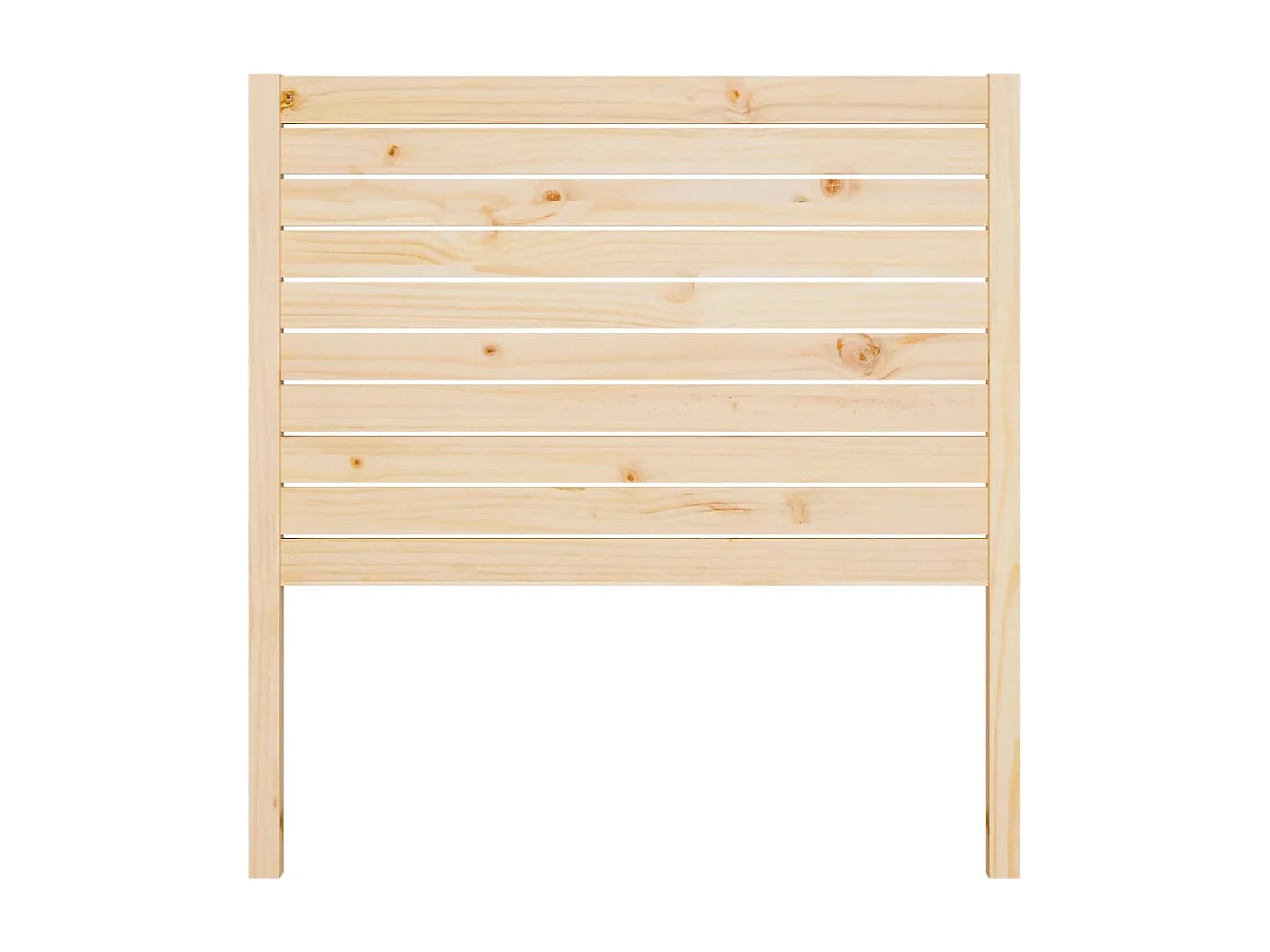 Tête de Lit | Panneau de tête pour lit Moderne 81x4x100 cm Bois massif de pin