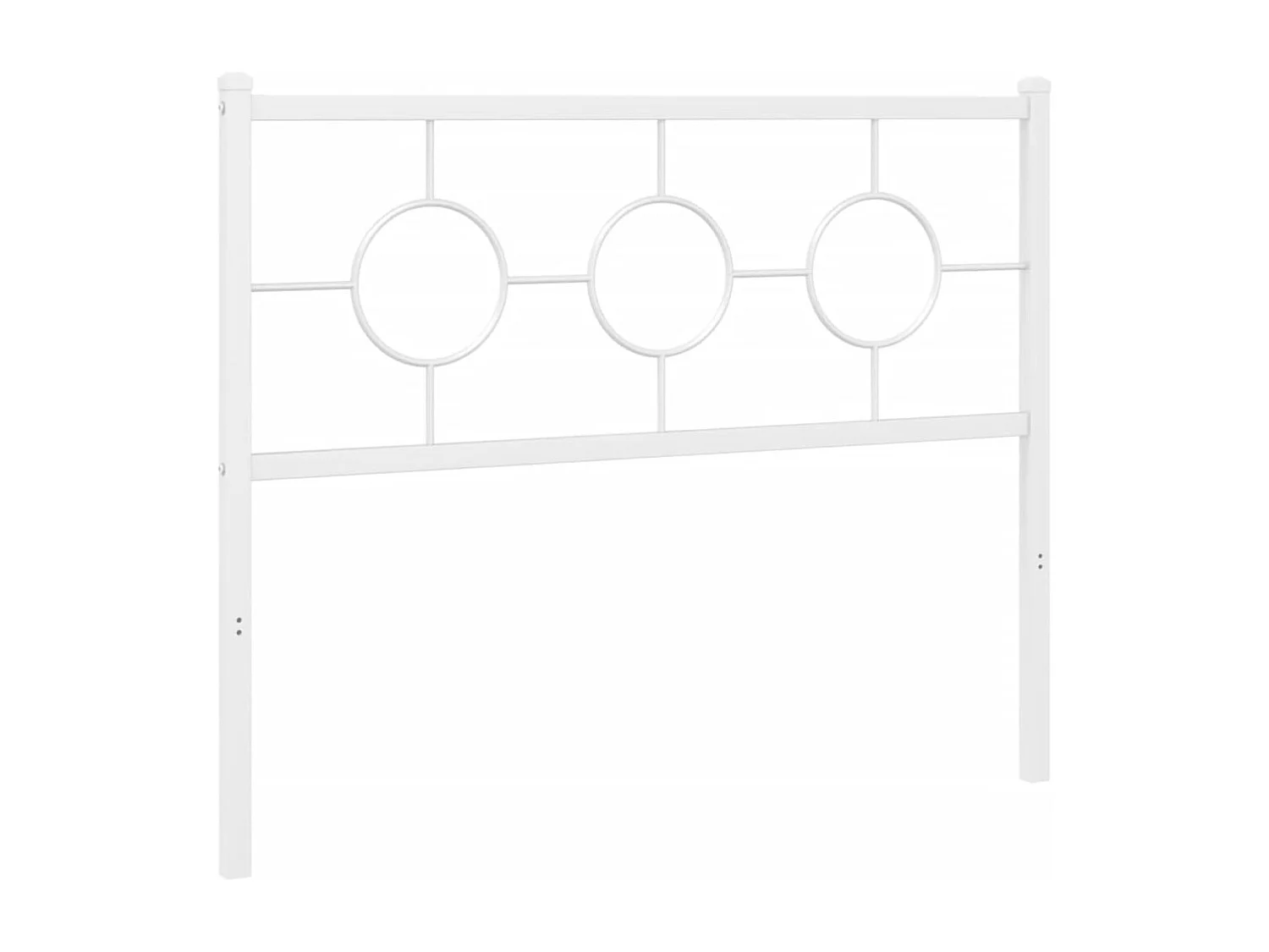 Mueble cabecero | Cabezal de cama | Cabecero de metal blanco 107 cm