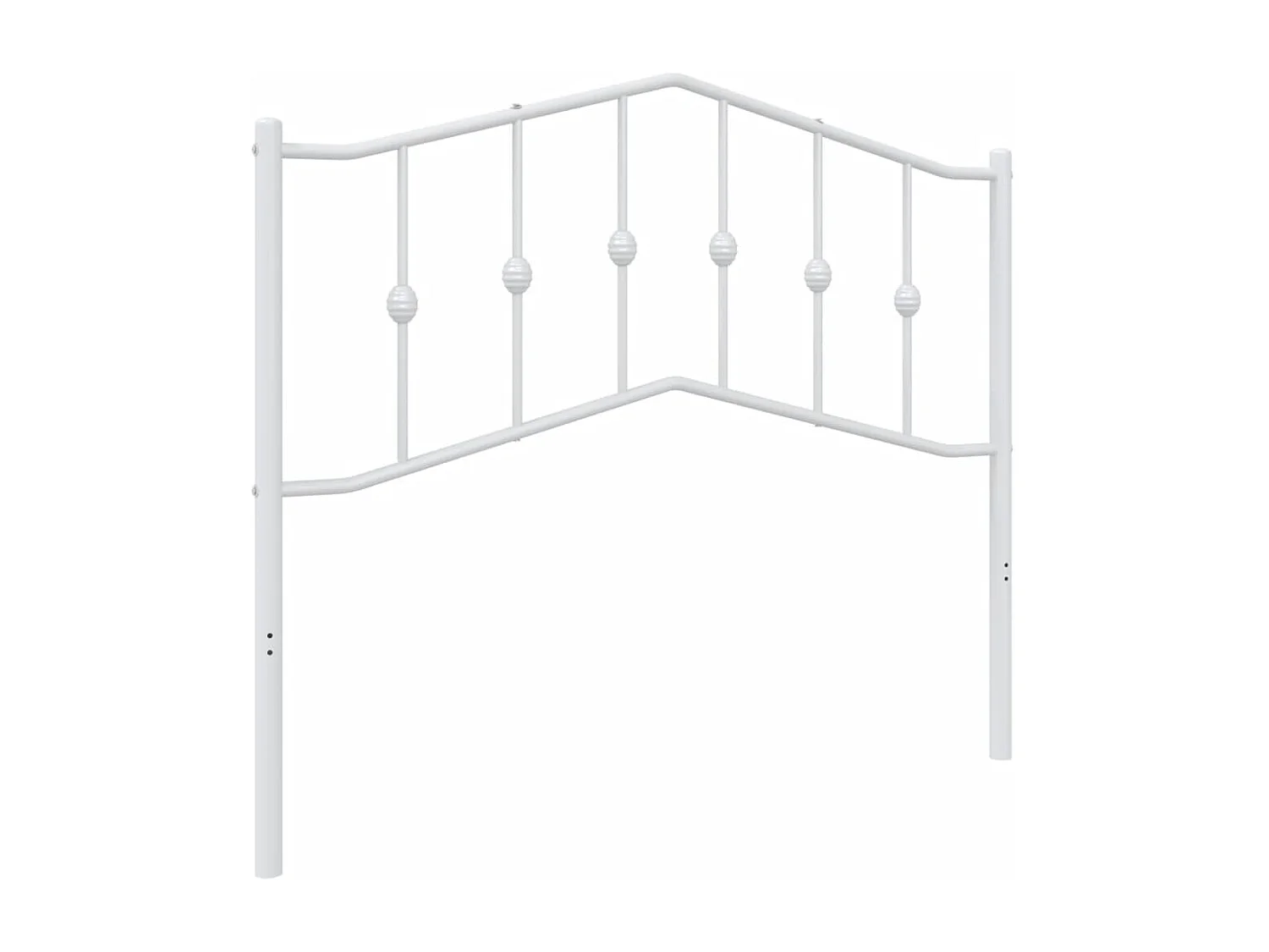 Mueble cabecero | Cabezal de cama | Cabecero de metal blanco 107 cm