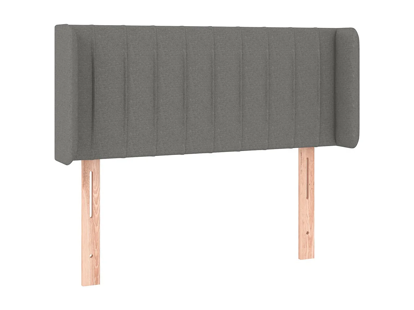 Hoofdbord | Hoofdeinde LED 103x16x78/88 cm stof donkergrijs