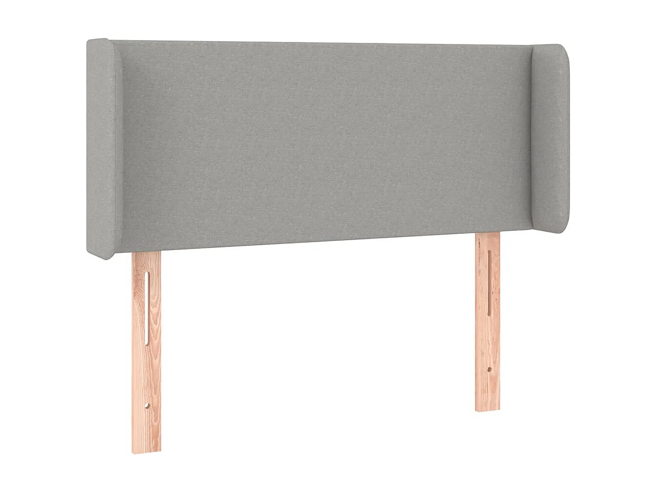 Hoofdbord | Hoofdeinde LED 93x16x78/88 cm stof lichtgrijs