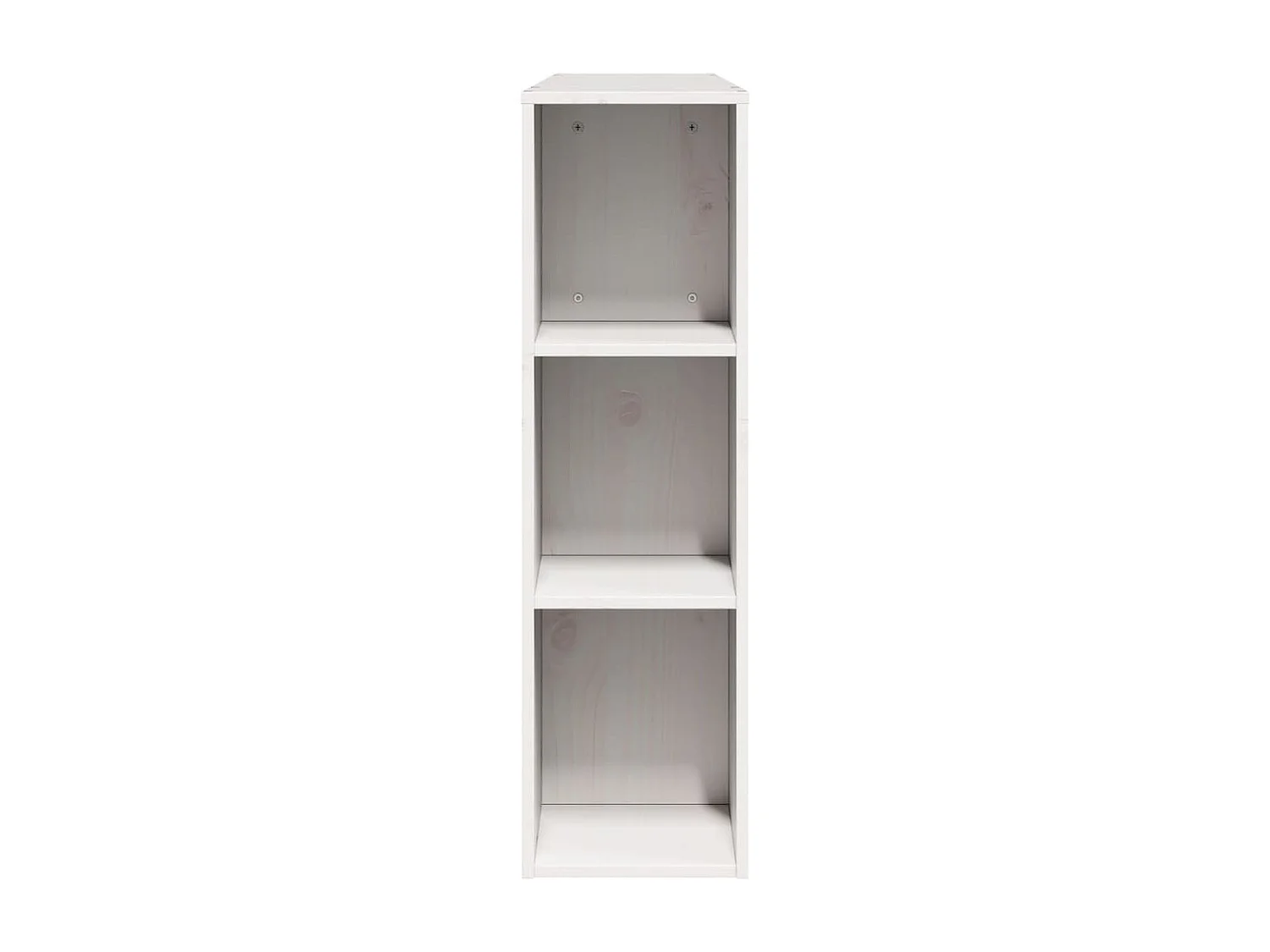 Tête de Lit | Panneau de tête pour lit Moderne avec rangement blanc 135 cm bois massif de pin