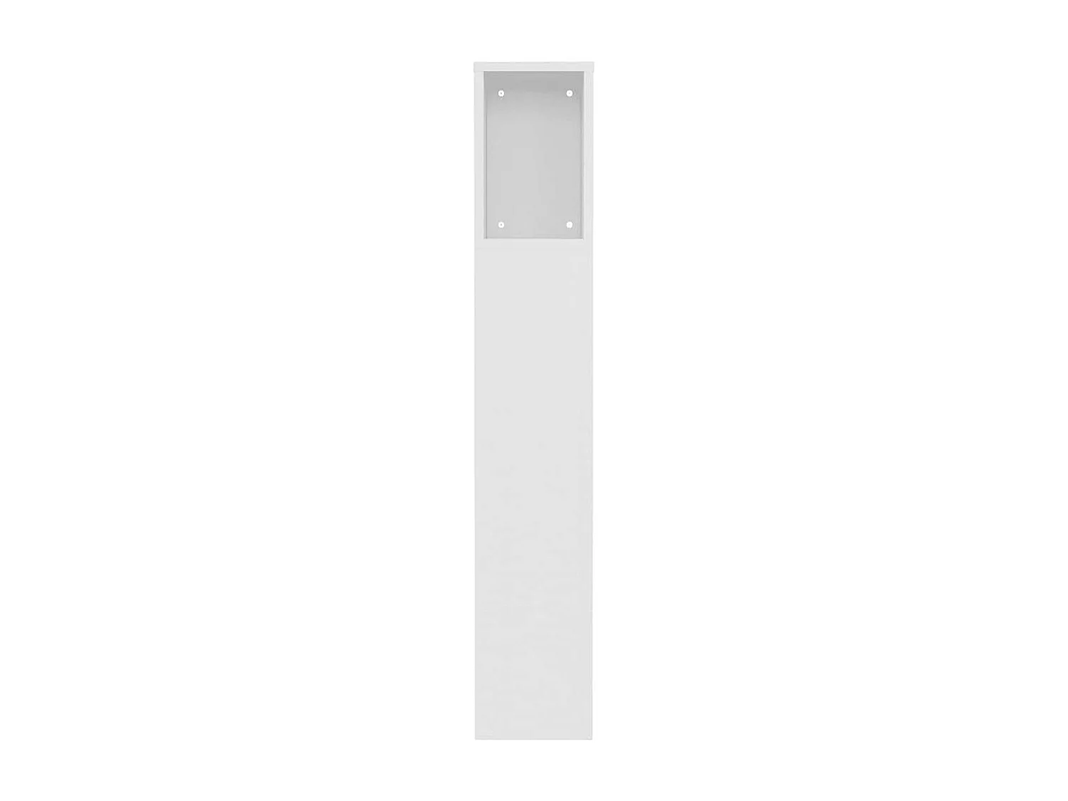 Tête de Lit avec rangement | Armoire de tête de lit Blanc 100x18,5x102,5 cm